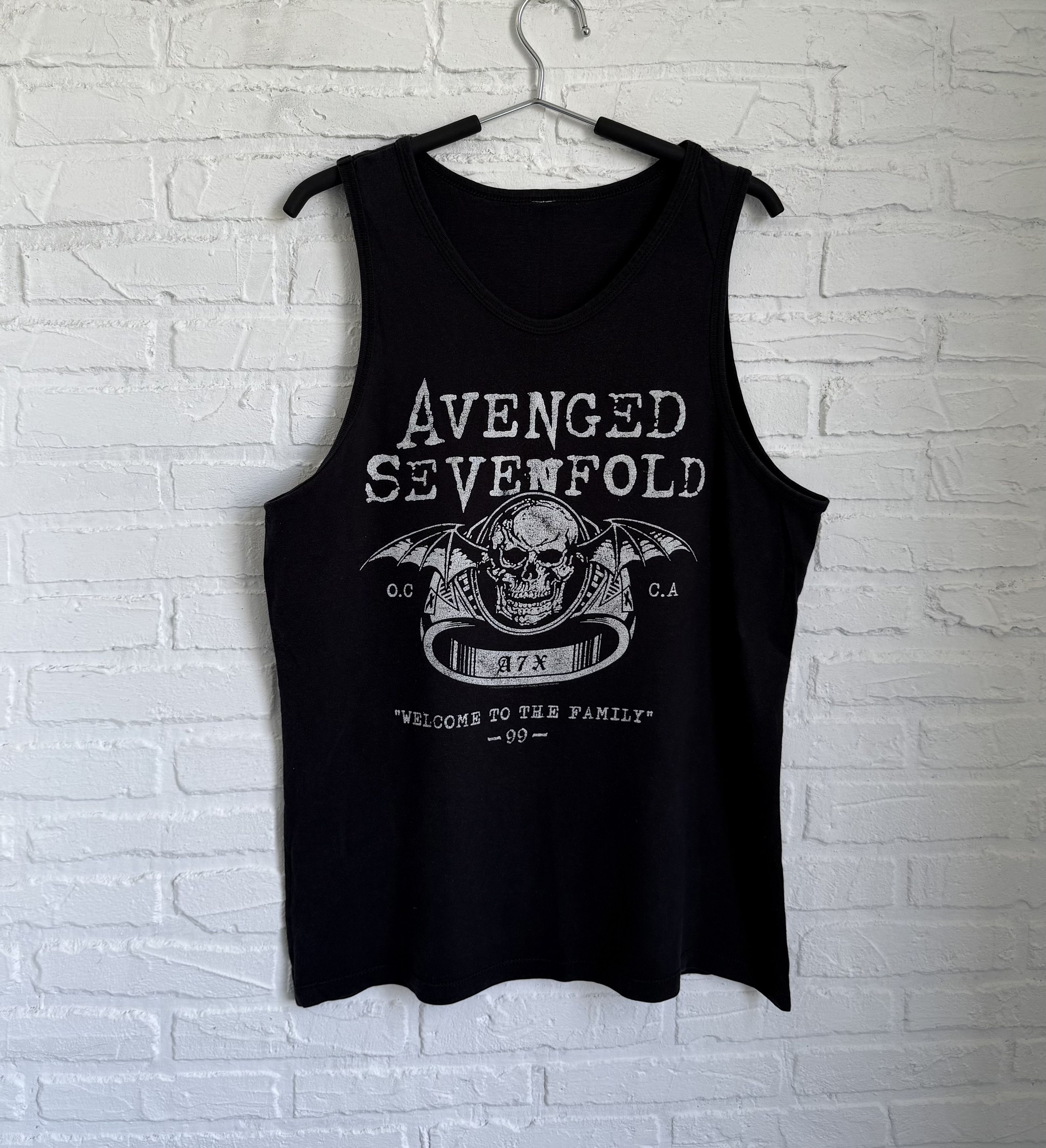Band Tees Vintage Avenged sevenfold welcome to the family tank top Size US L / EU 52-54 / 3 - 1 Thumbnail