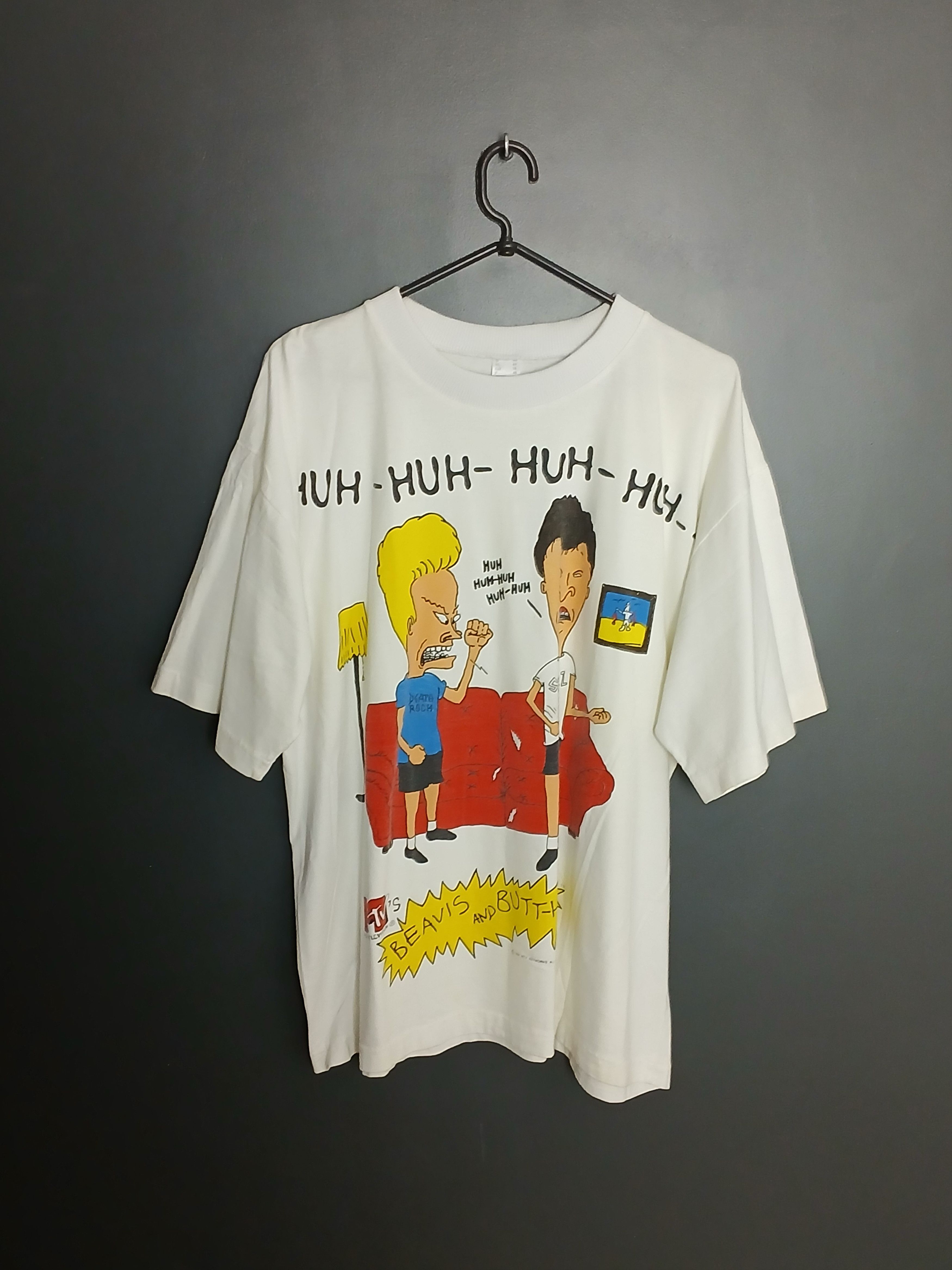 Mtv × Vintage Vintage 1994 MTV Beavis And Butt-Head Single Stitch T-Shirt Size US L / EU 52-54 / 3 - 1 Thumbnail