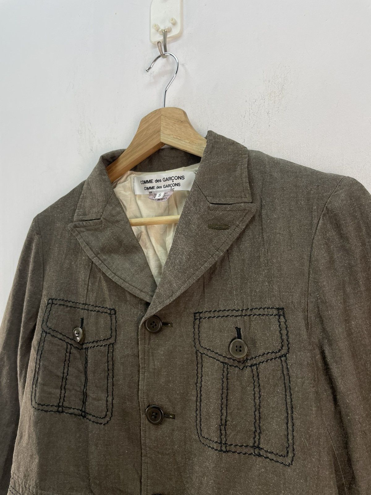 Comme des Garcons Comme des Garcons Archive Safari Utility Field Jacket Olive Size S / US 4 / IT 40 - 3 Thumbnail
