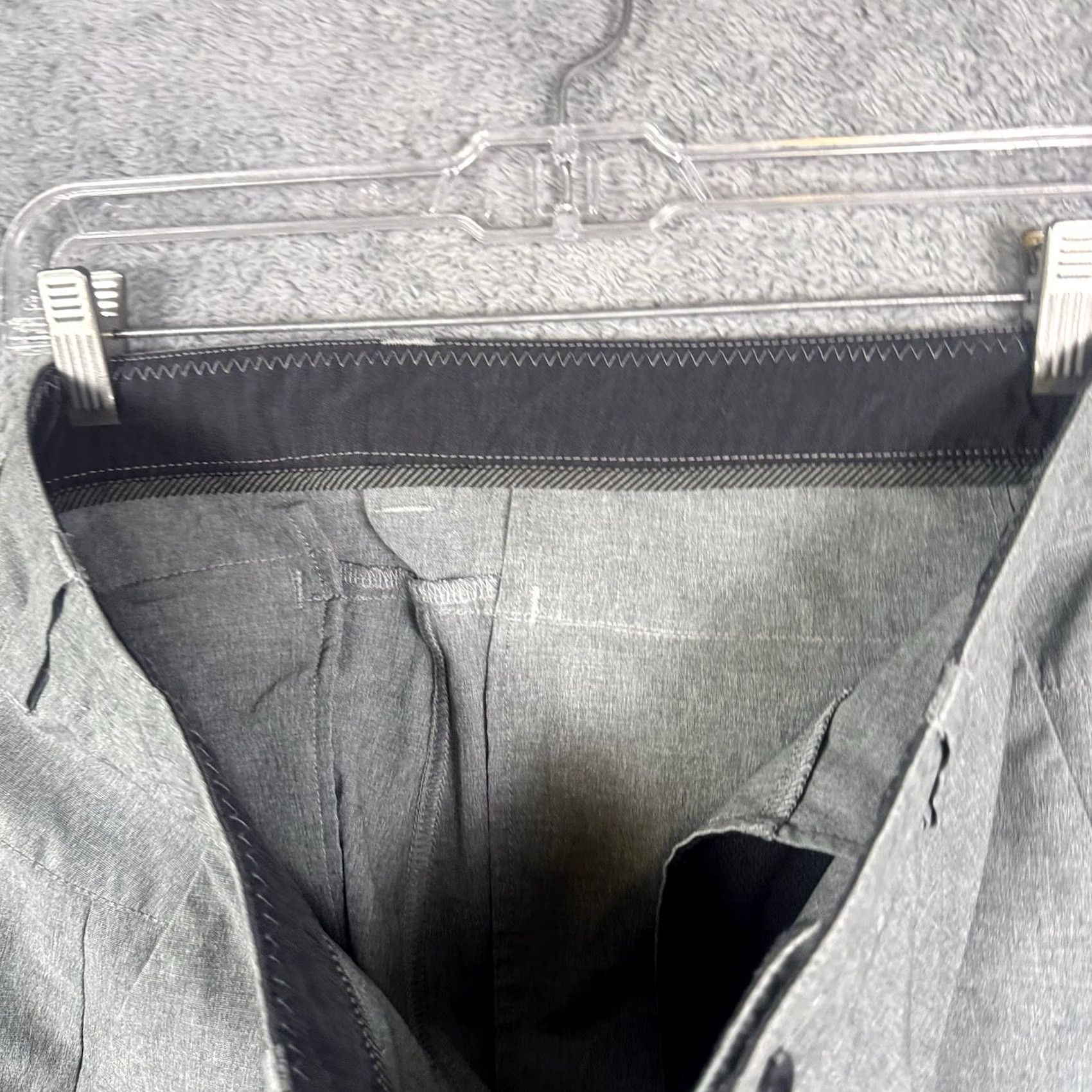 Vuori Vuori Men Pants 34x32 Chino Stretch Tech Performance Tapered 100% Polyester Gray V431 Size US 34 / EU 50 - 7 Thumbnail