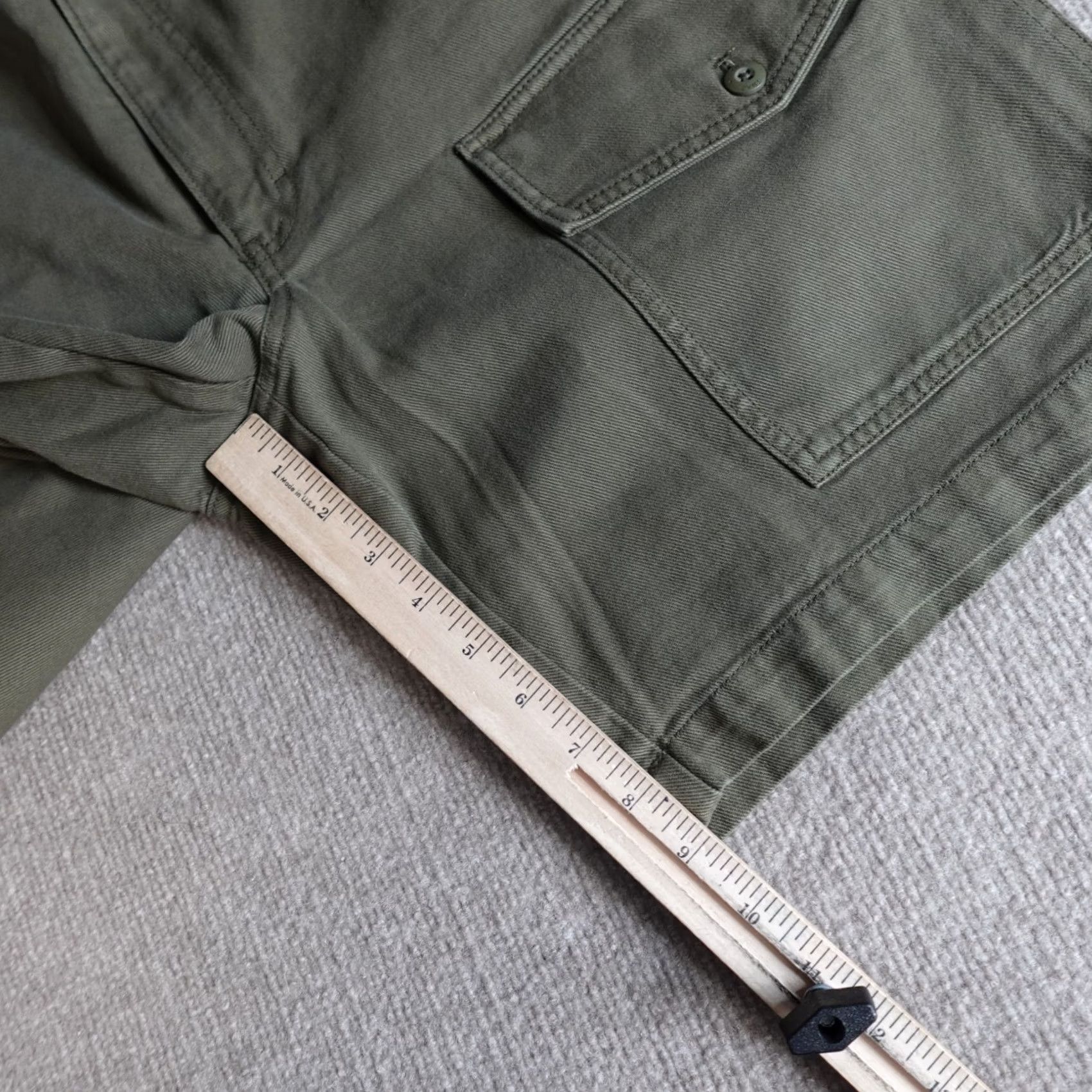 TNA TNA Womens Shorts Cargo 10 Green Olive Army Denim Cotton Blend Casual Shorts Womens Regular XS? No (Error: do not include extra words) Size 32" / US 10 / IT 46 - 6 Thumbnail