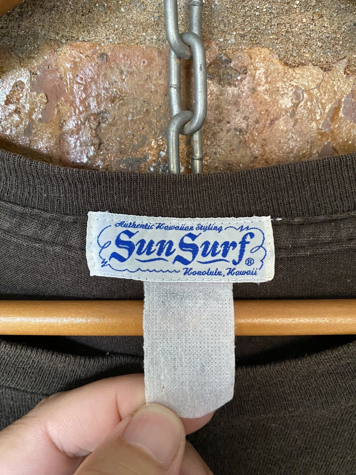 Japanese Brand × Sun Surf × Toyo Enterprises Vtg Sun Surf Logo tee Size US L / EU 52-54 / 3 - 11 Thumbnail