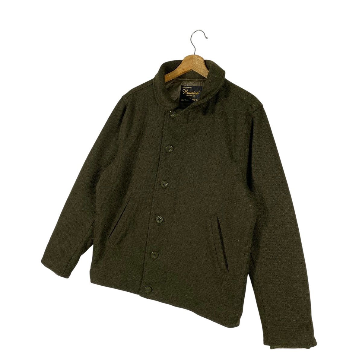 Buzz Rickson's Vintage Houston Union Made Military Wool Button/Zipper Size US L / EU 52-54 / 3 - 2 Thumbnail
