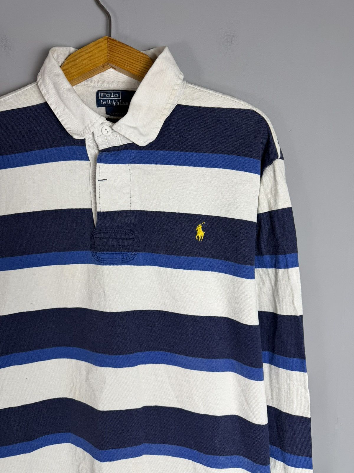 Polo Ralph Lauren Vintage Polo Ralph Lauren rugby long sleeve Size US XXL / EU 58 / 5 - 3 Thumbnail