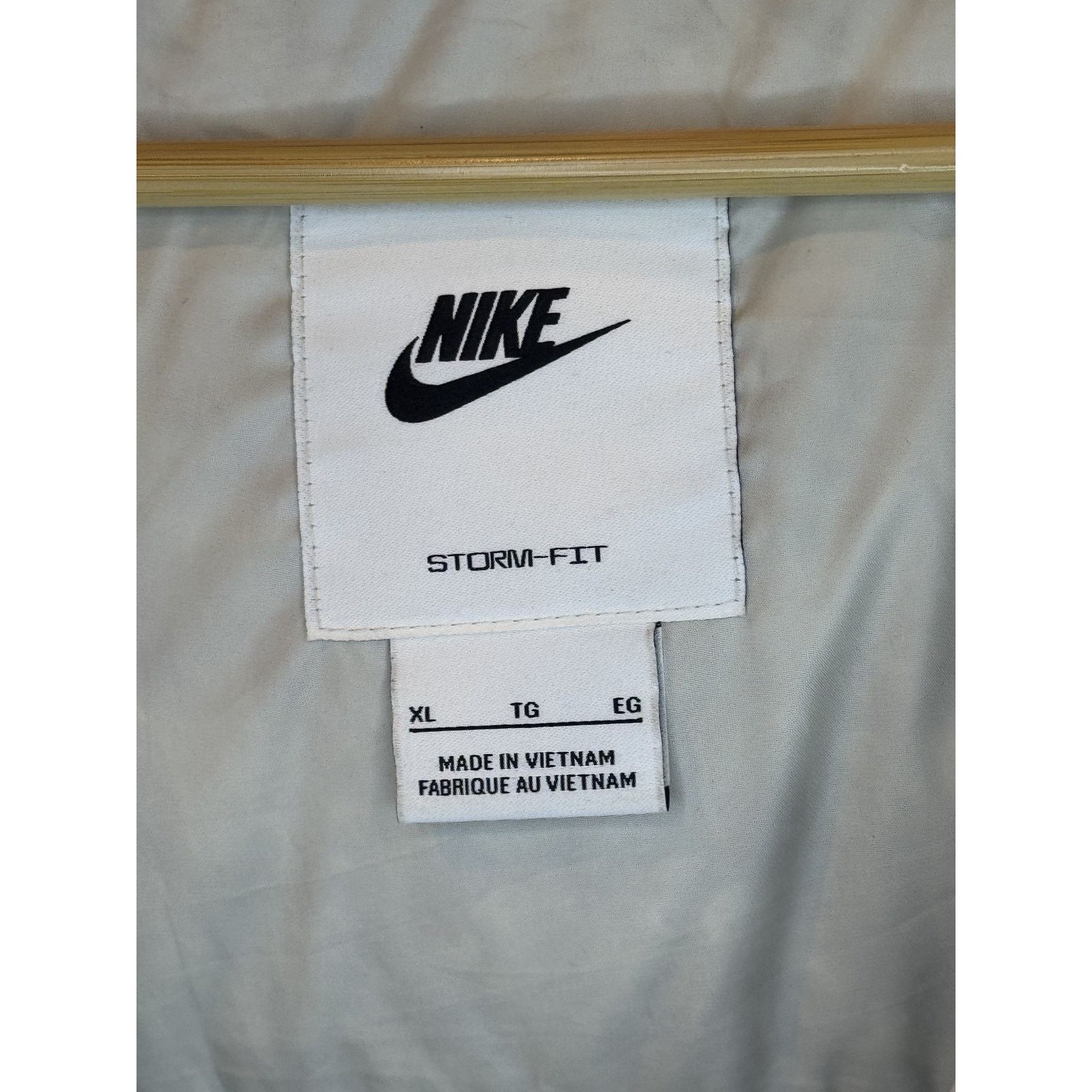 Nike Nike Jacket Gray Storm-FIT Puffer Hooded Full Zip Puffer Size US L / EU 52-54 / 3 - 3 Thumbnail