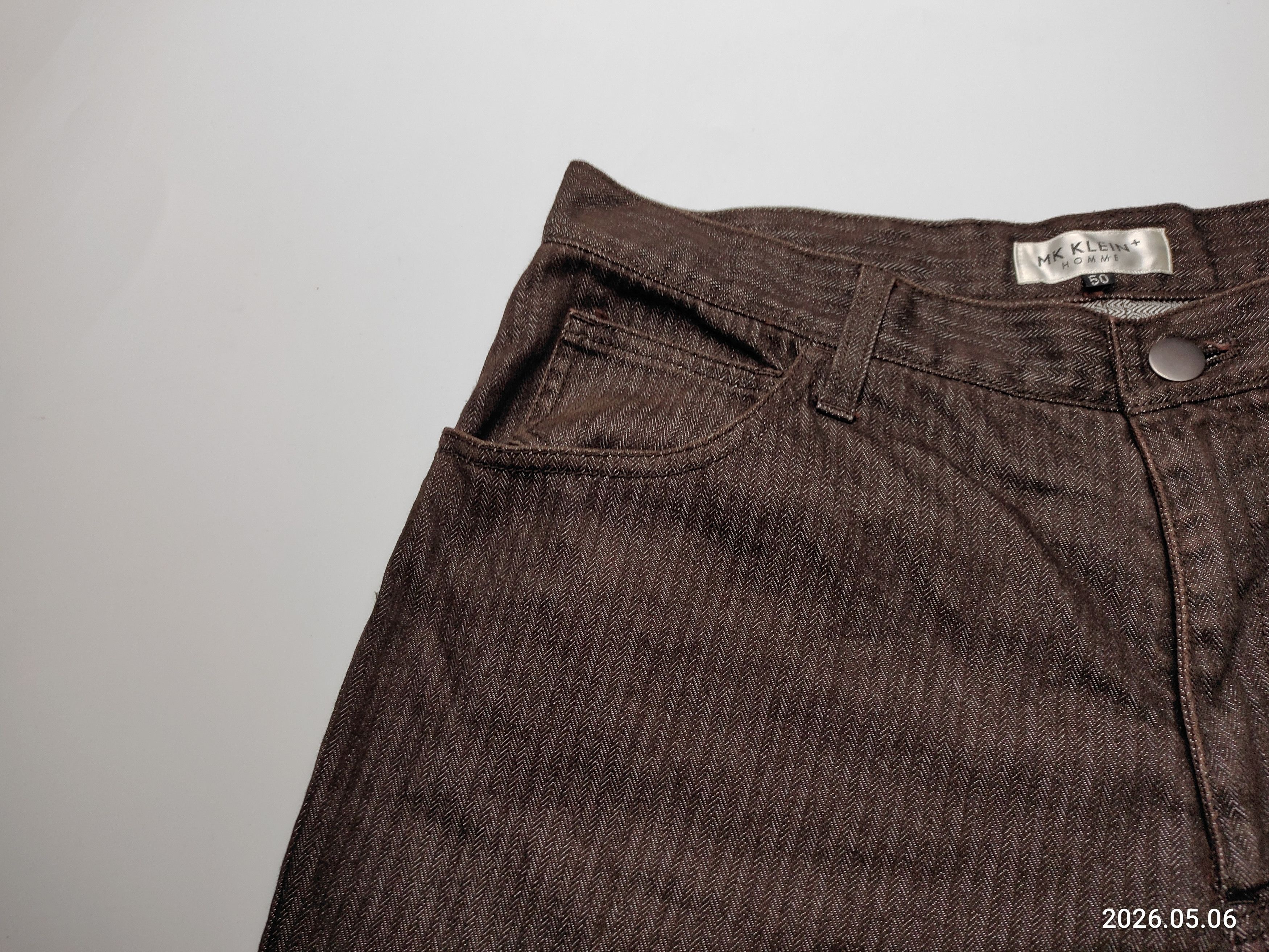 Japanese Brand MK Klein Multipocket Brown Denim cargo Pants Size US 29 - 4 Thumbnail