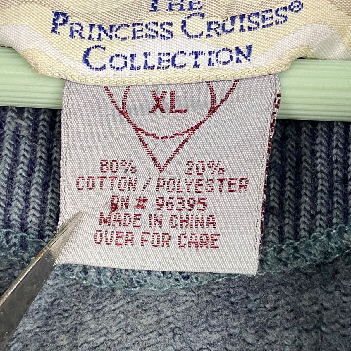 Vintage Vintage Princess Cruises Small Embroidered Logo Quater Zip Size US XL / EU 56 / 4 - 8 Thumbnail