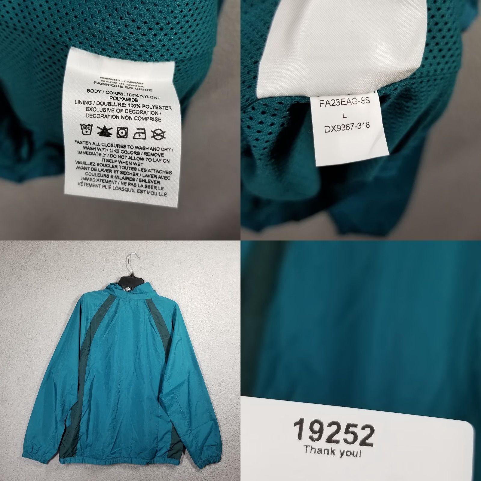 Nike Nike Air Jordan Sport Jam Jacket DX9367-318 Windbreaker Large L Green Hyper Jade Size US L / EU 52-54 / 3 - 8 Thumbnail