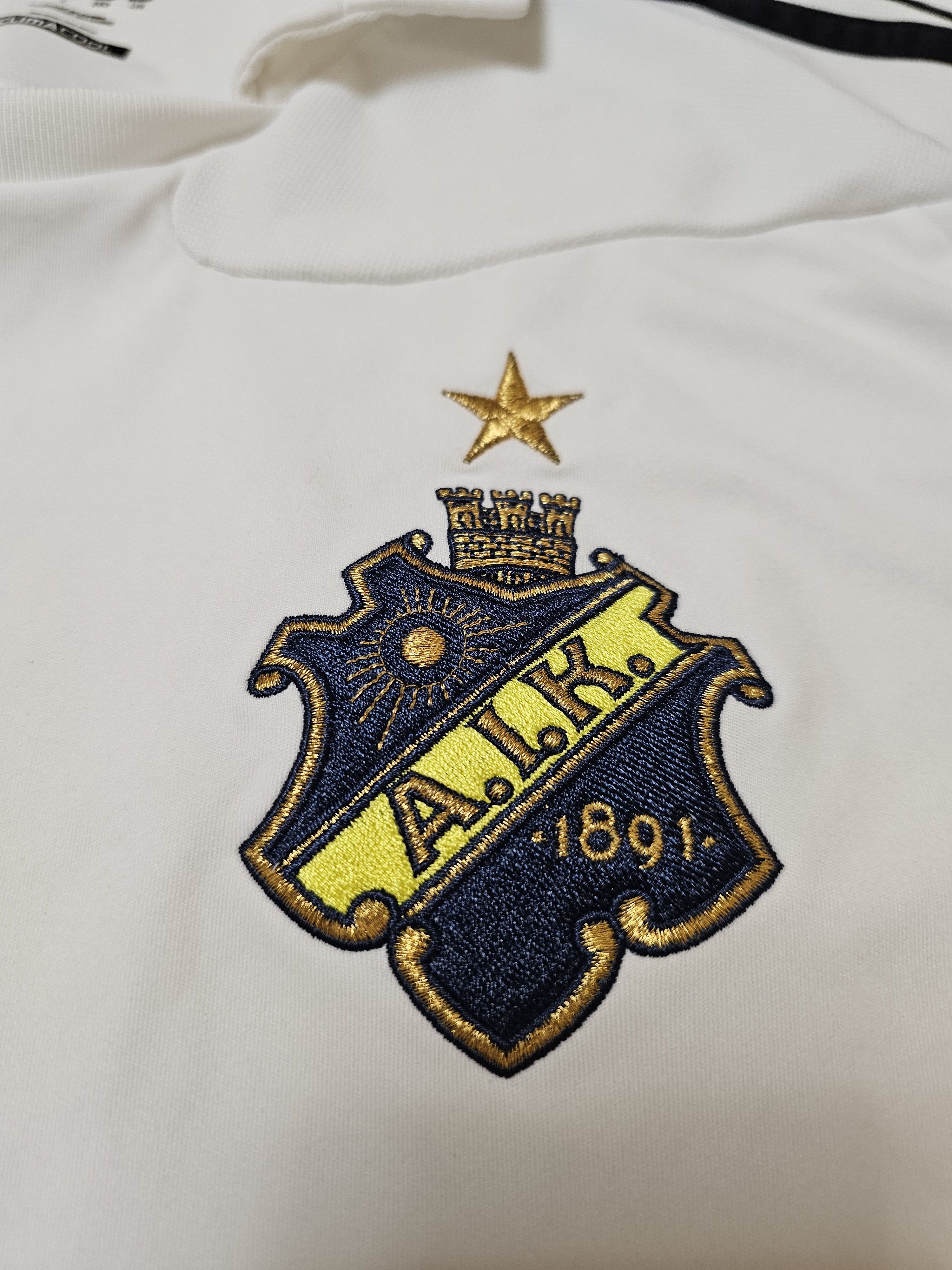 Adidas × All Sport × Vintage AIK 2010 2011 AWAY FOOTBALL SHIRT SWEDEN SOCCER JERSEY Size US L / EU 52-54 / 3 - 4 Thumbnail