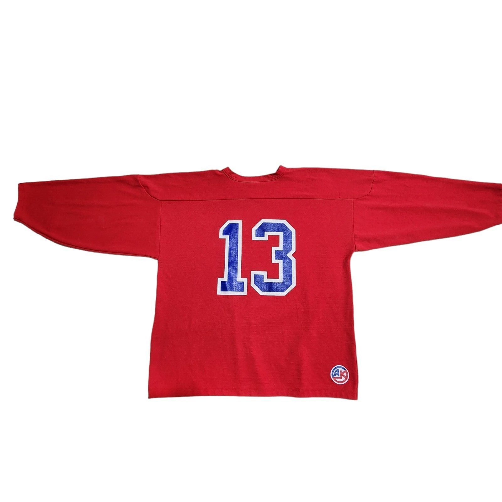 Vintage Vintage Athletic Knit Hockey Jersey Red Blank XL Size US XL / EU 56 / 4 - 7 Thumbnail