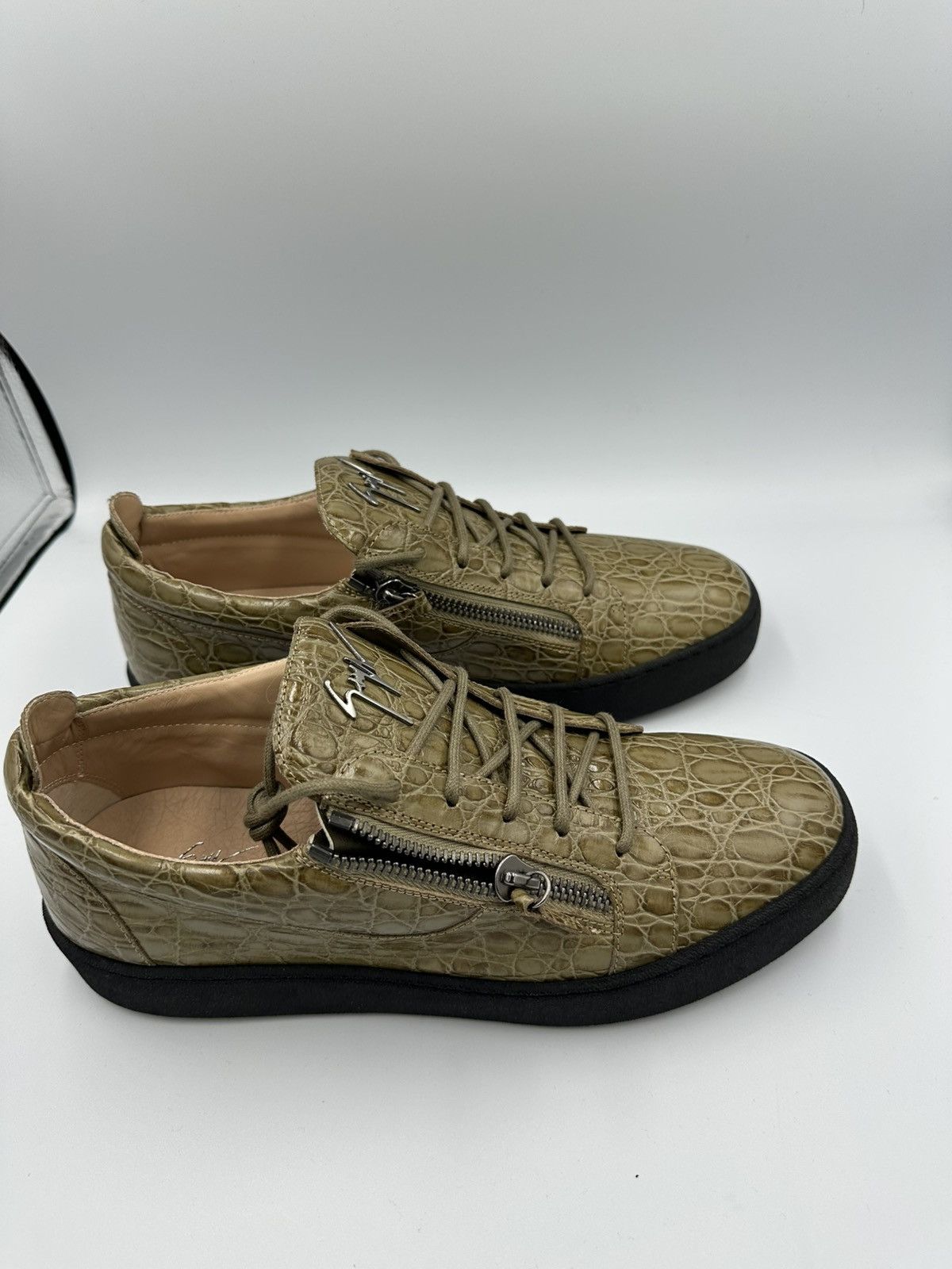 Giuseppe Zanotti Giuseppe Zanotti Animal Print Sneaker Size US 13 / EU 46 - 10 Thumbnail