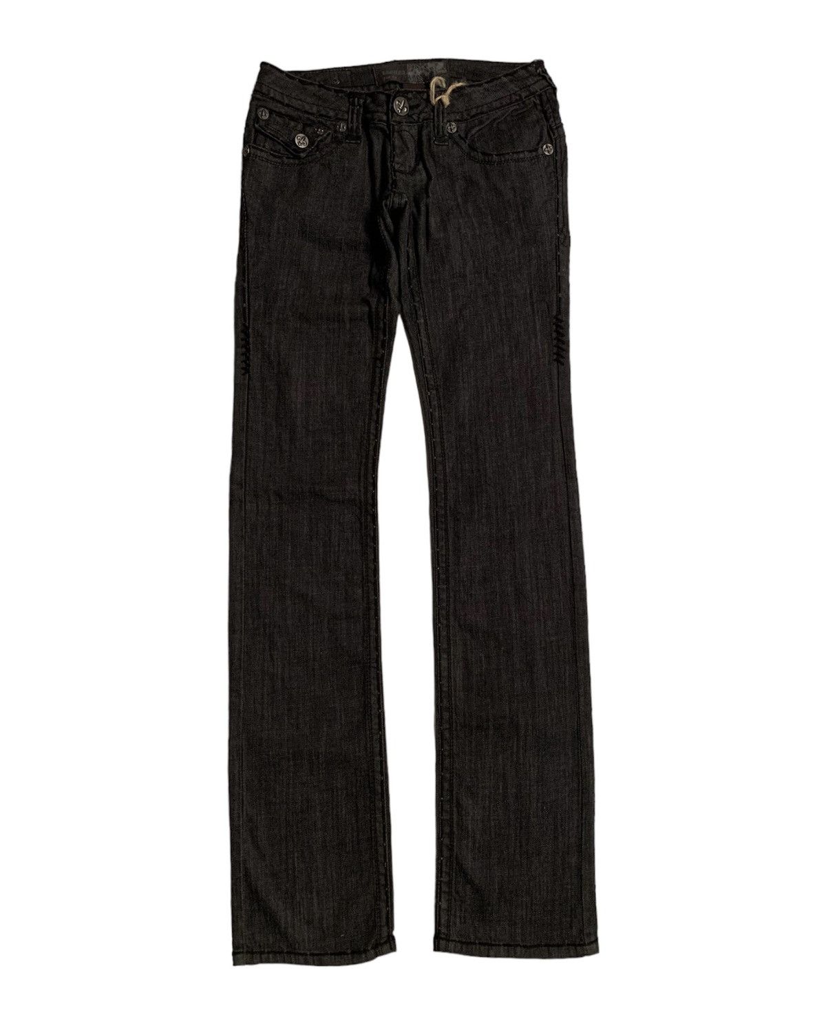 If Six Was Nine × Japanese Brand × PPFM Laguna beach Y2k bootcut low rise denim jeans Size US 27 - 1 Thumbnail