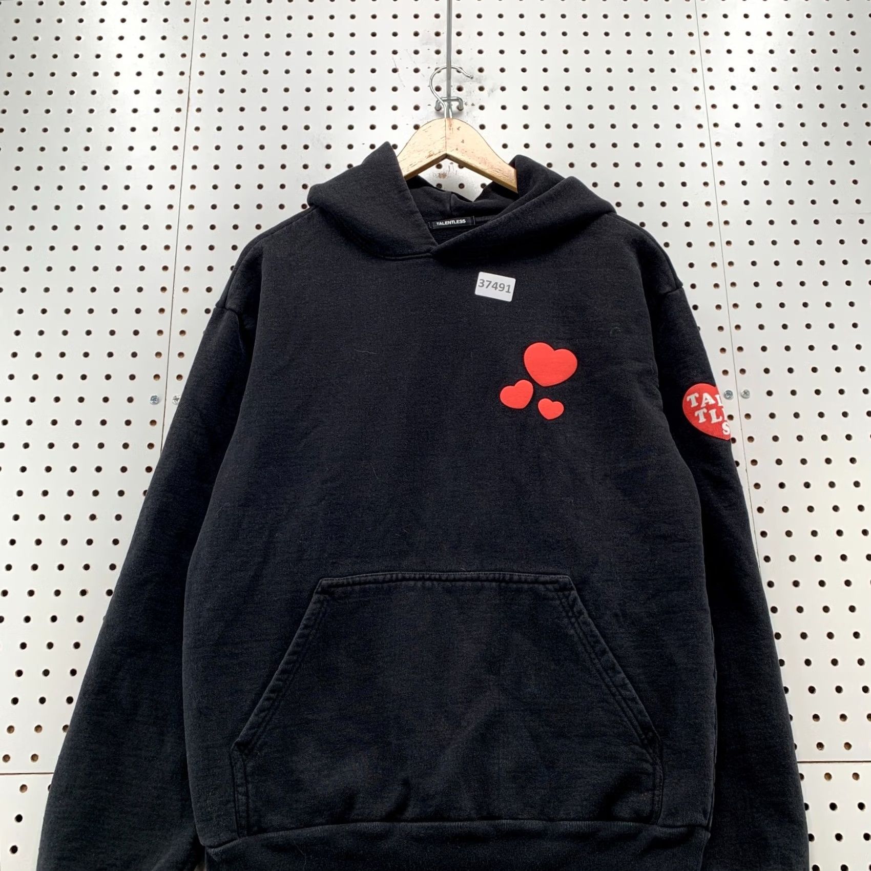 Talentless Talentless Hoodie Mens Small Black Show Me Love Heavyweight Hoodie Size US S / EU 44-46 / 1 - 6 Thumbnail