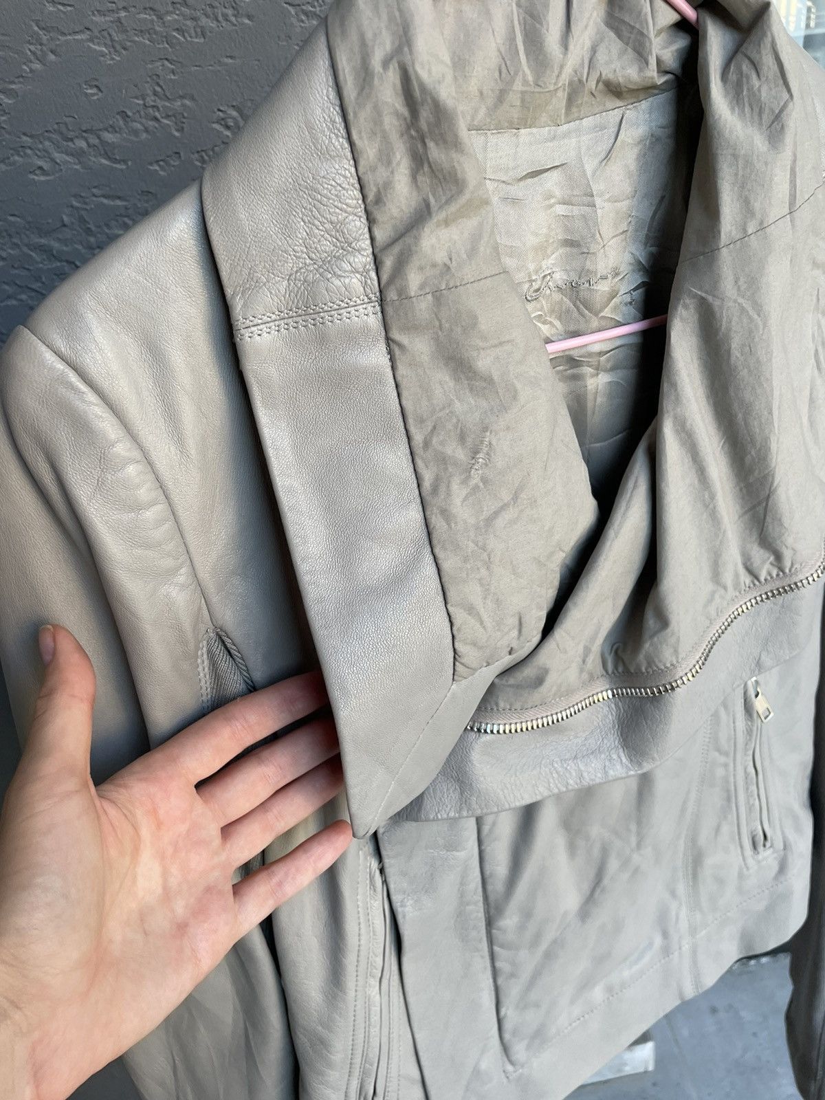 Rick Owens RICK OWENS Leather Jacket Size M / US 6-8 / IT 42-44 - 10 Thumbnail