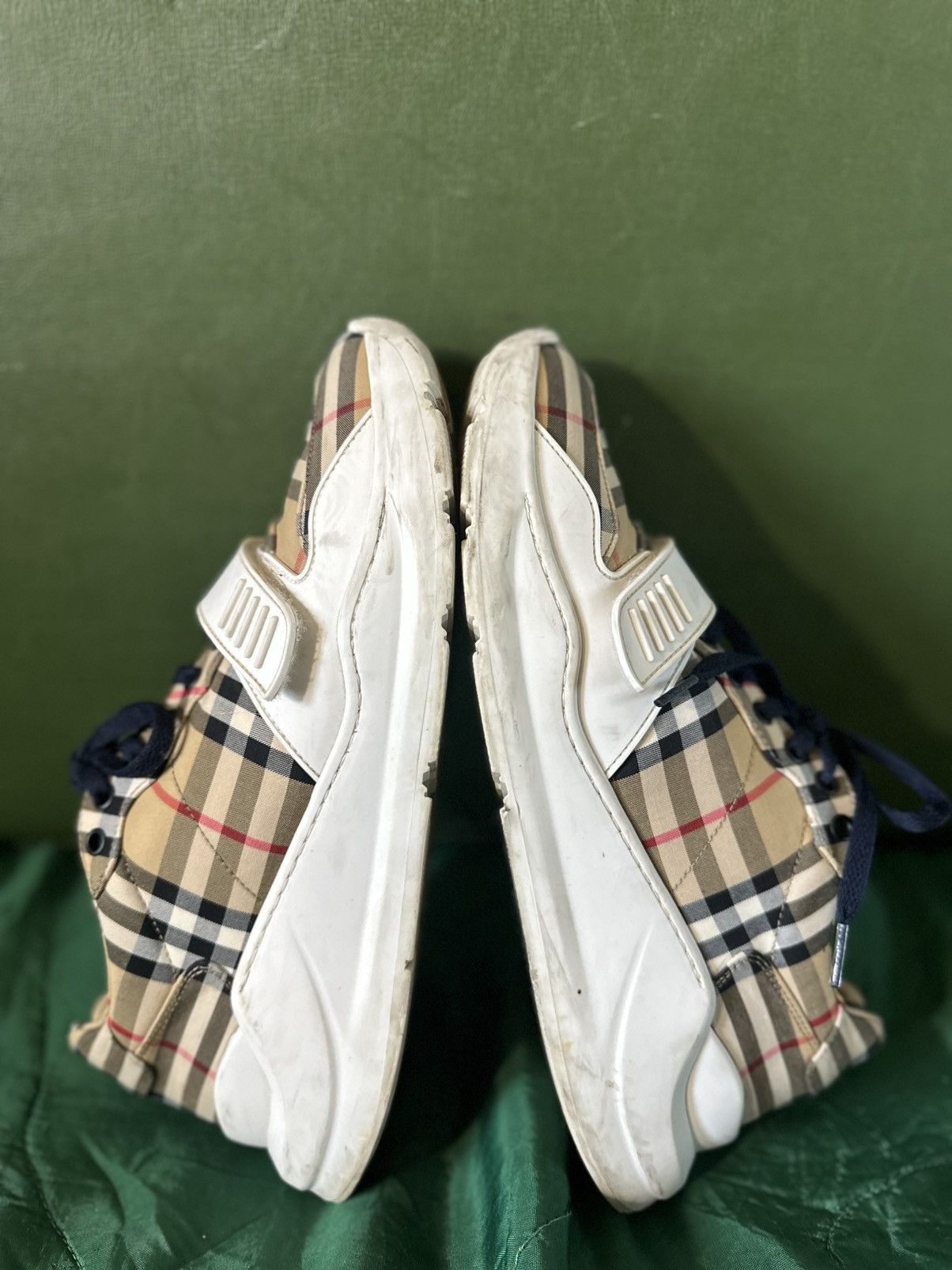 Burberry Burberry Regis Check Sneakers Size US 11 / EU 44 - 4 Thumbnail
