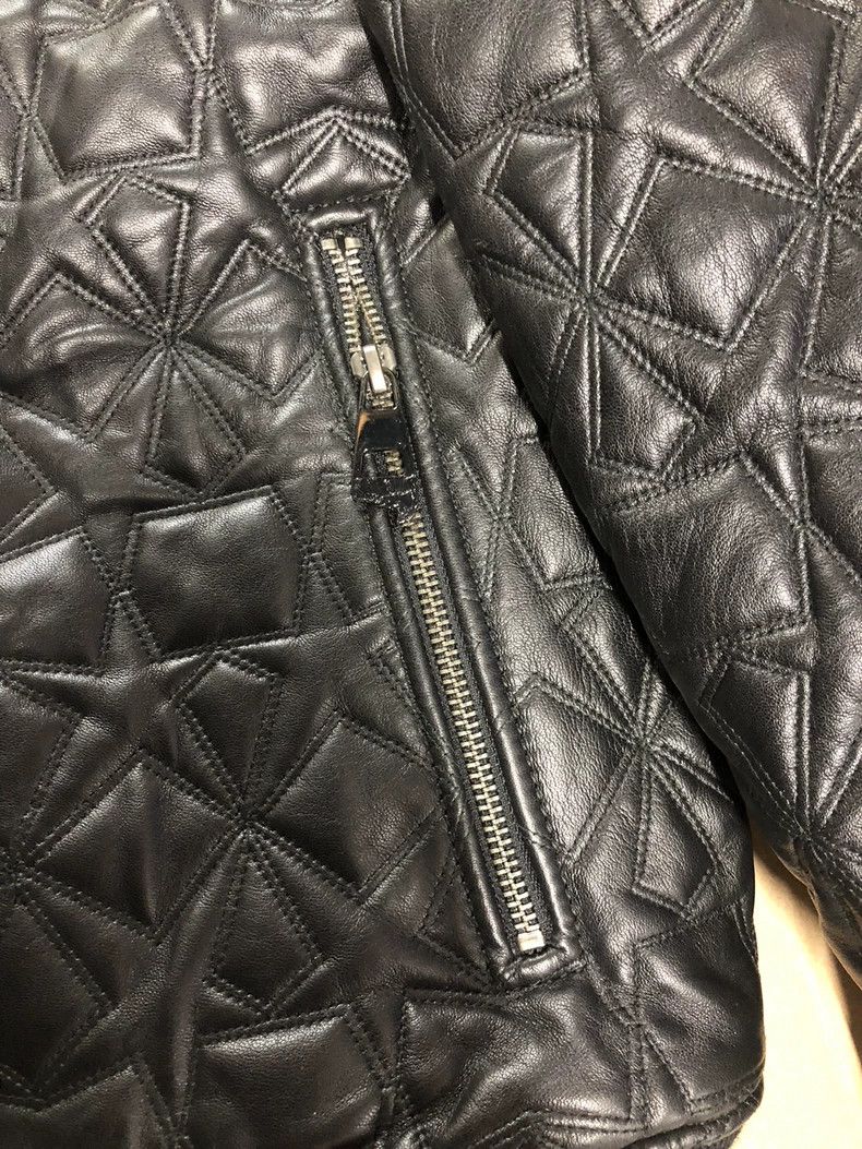Versace Versace Casual stand-up collar slim leather jacket Size US L / EU 52-54 / 3 - 3 Thumbnail