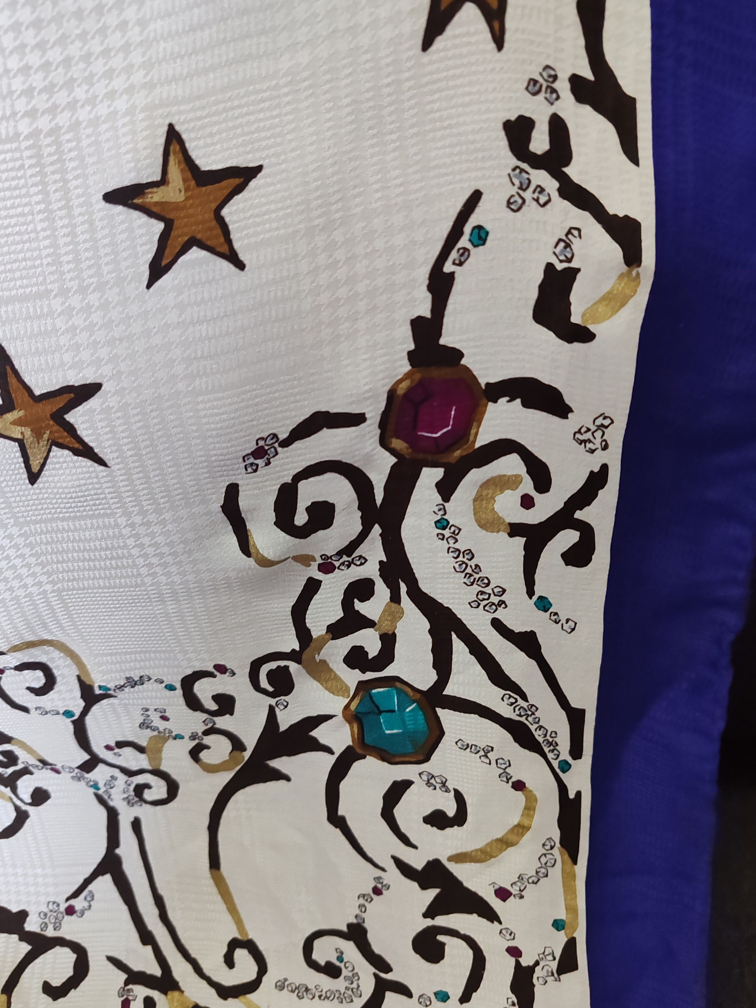 Pierre Balmain Vintage Silk Scarf Pierre Balmain Rare Women Back design Size ONE SIZE - 6 Thumbnail