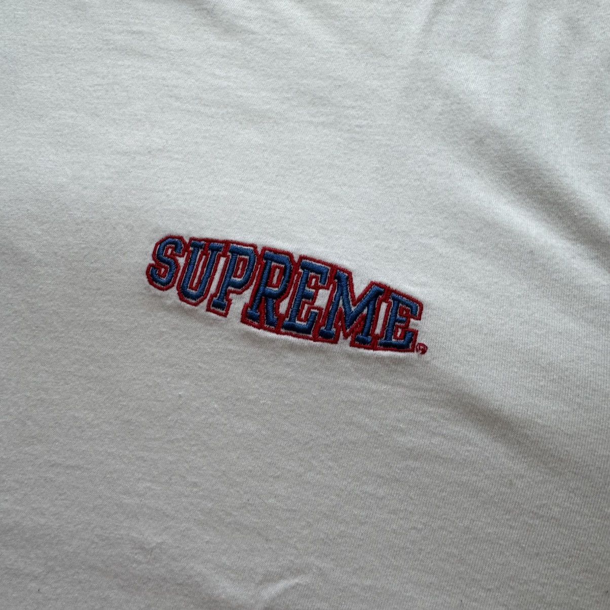Supreme Supreme SS18 Piping Ringer Tee White Logo Tee Large Size US L / EU 52-54 / 3 - 3 Thumbnail