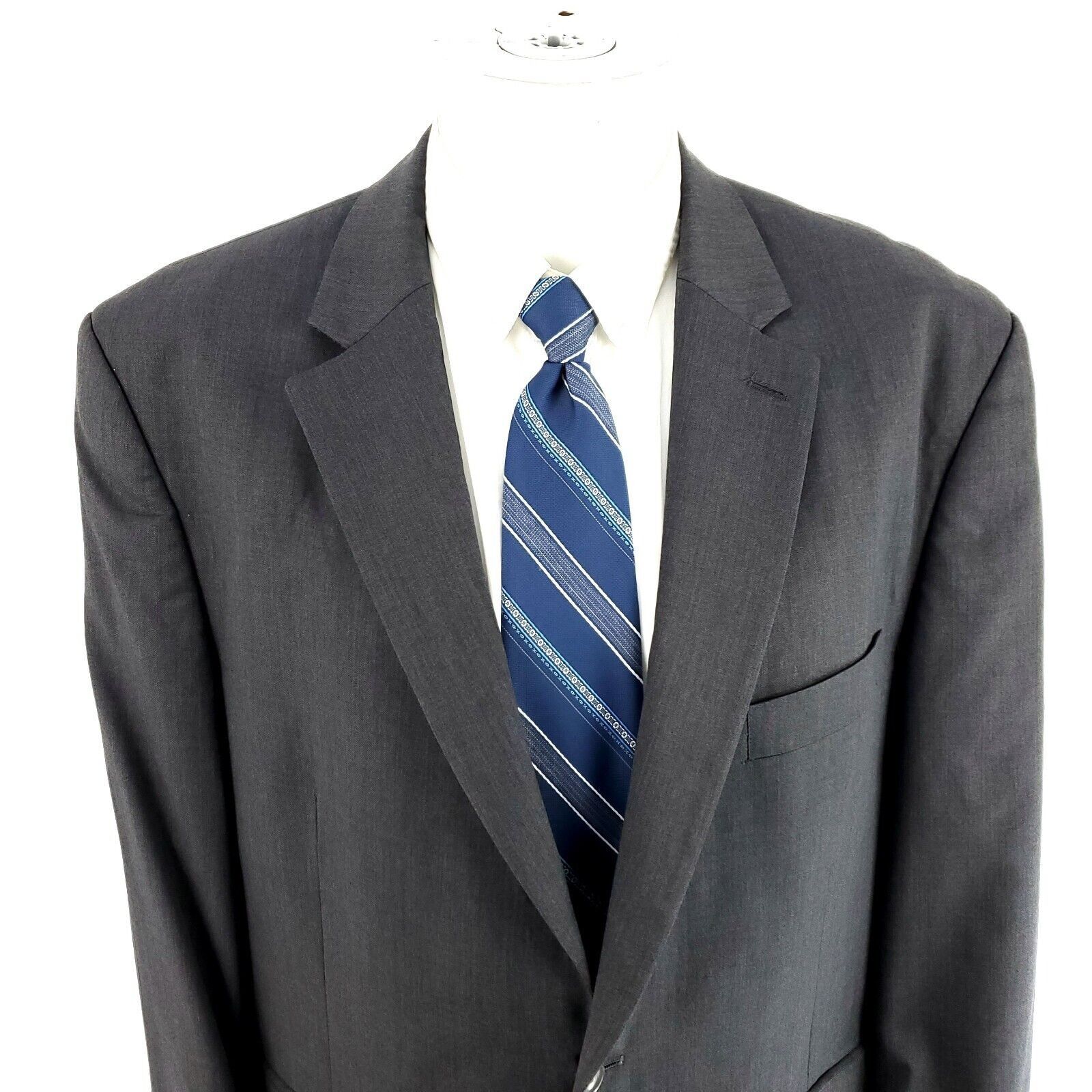 Savile Row Alexandre London Savile Row Wool 2 Button Suit Jacket 44R Gr Size 44R - 1 Thumbnail