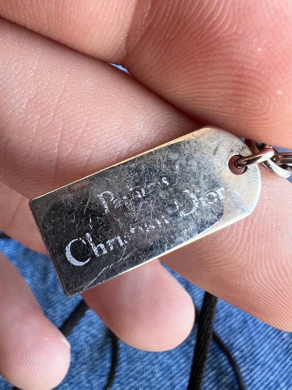 Christian Dior Monsieur × Dior 00s Vintage Christian Dior Ball Crystal Pendant Necklace Size ONE SIZE - 3 Thumbnail