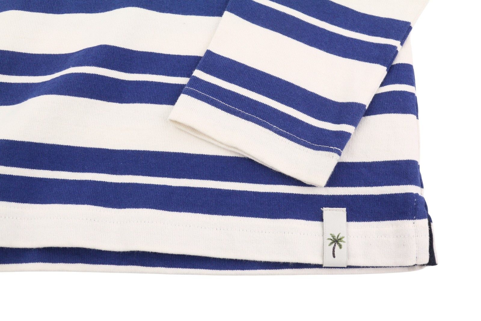 Scotch & Soda M White Striped Cotton LS T-Shirt 88576 Size US M / EU 48-50 / 2 - 5 Thumbnail