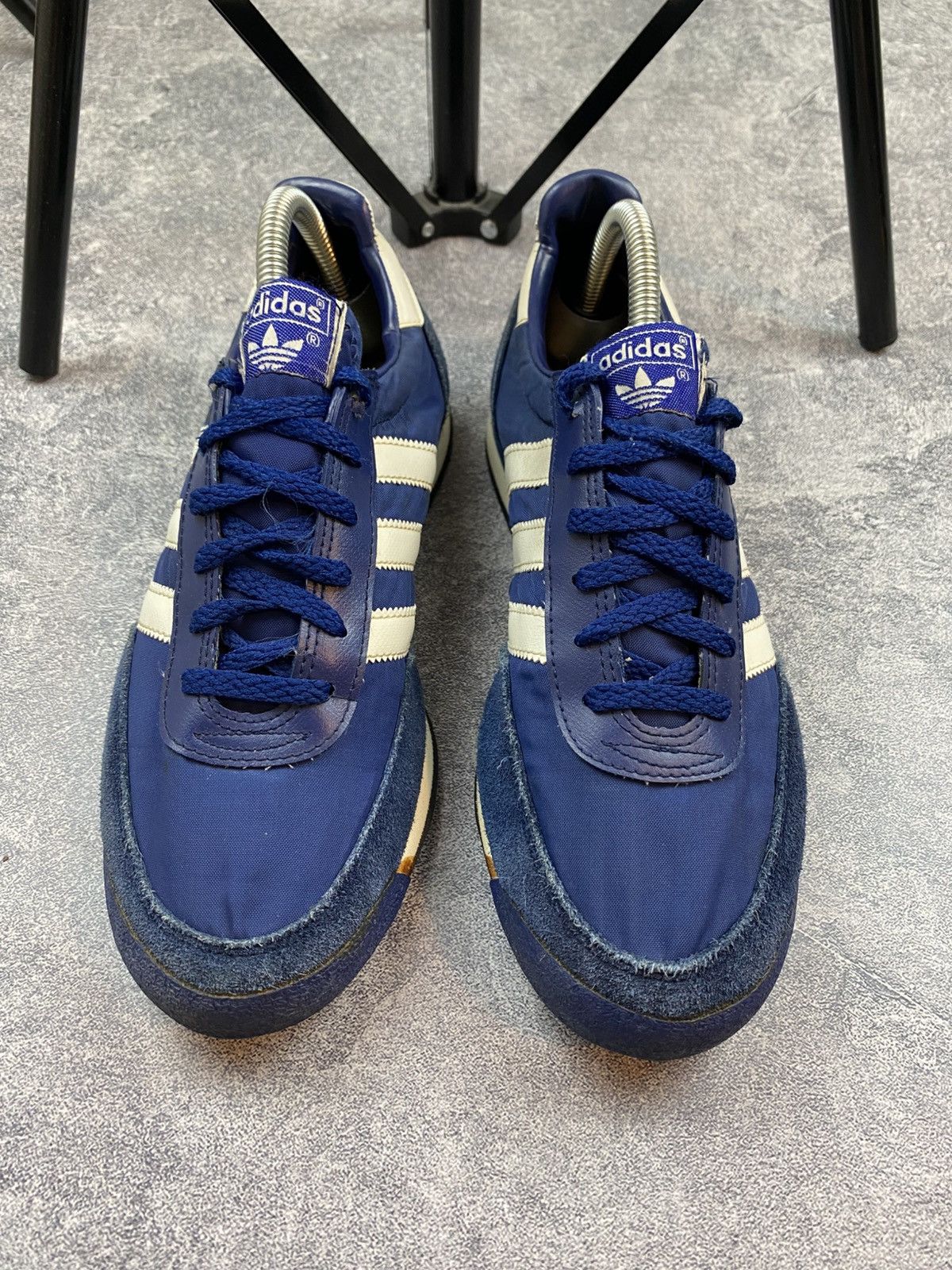 スニーカー 80s Vintage  ORION Sneakers, Navy Adidas × Vintage Vintage Adidas orion 80s rare | Grailed