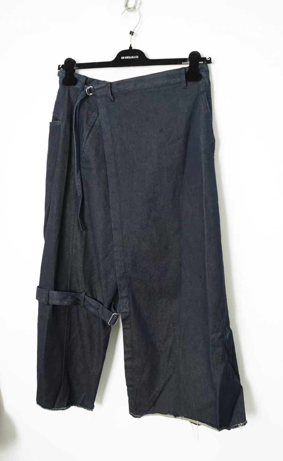 Sulvam Sulvam Asymmetric Wide-Leg Pants Size US 34 / EU 50 - 2 Thumbnail