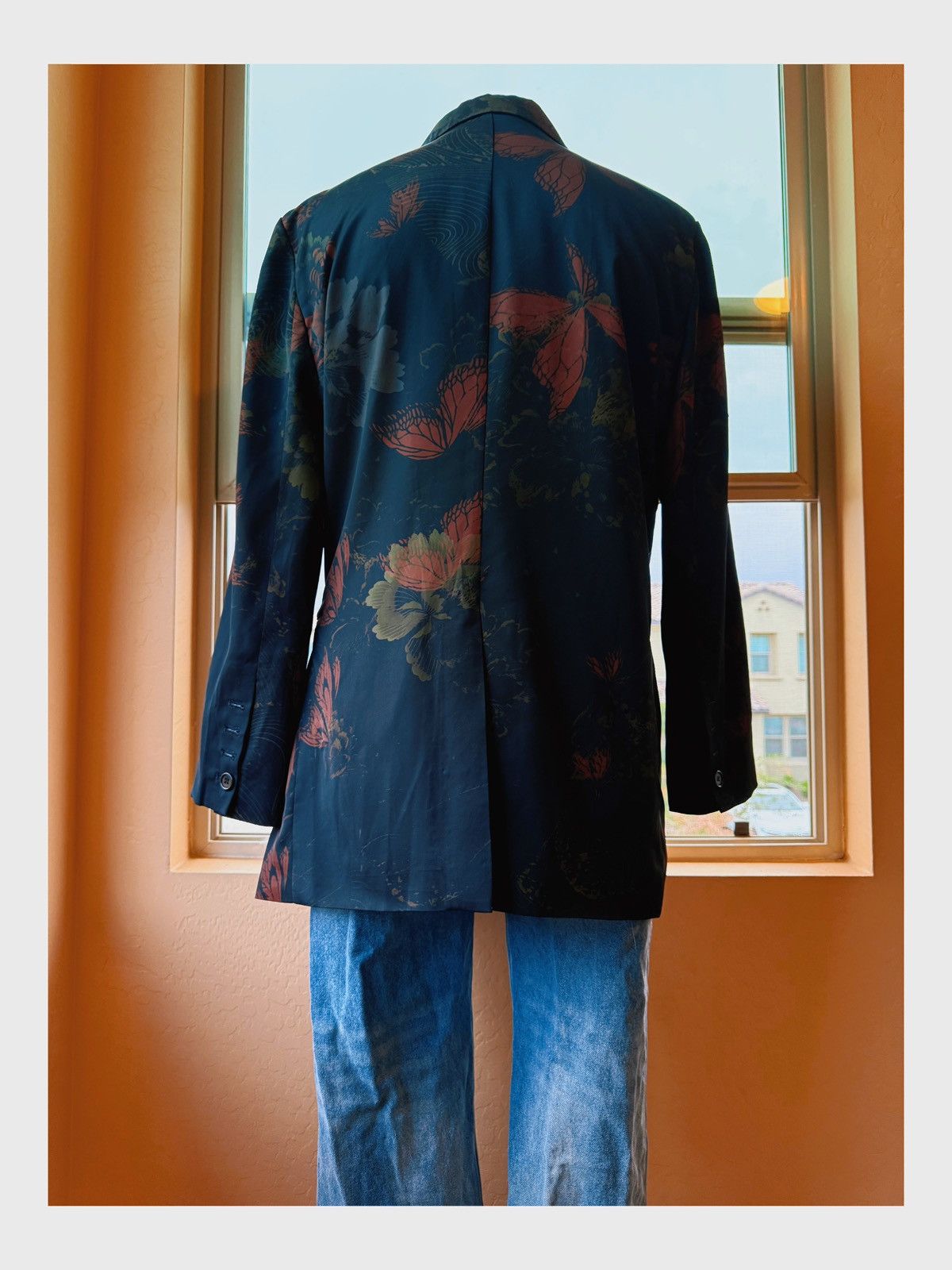 Vintage Oversized Kimono-Style Wrap Jacket (Unisex) Size L / US 10 / IT 46 - 7 Thumbnail