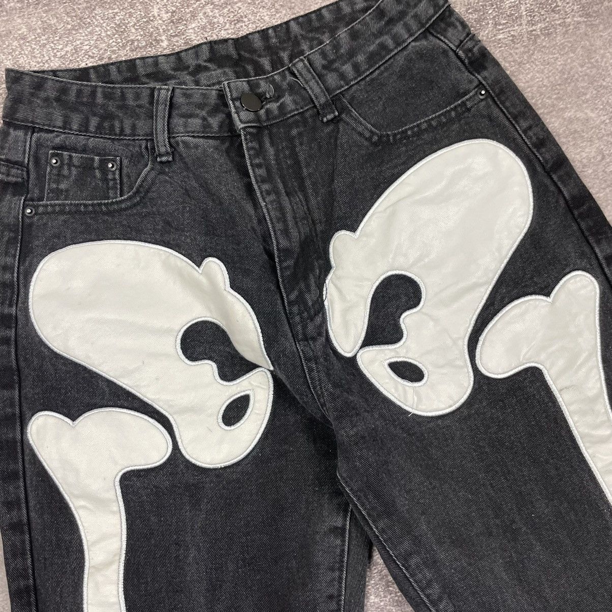 Other Custom Japanese Skeleton 🩻 Jeans Size US 32 / EU 48 - 4 Thumbnail