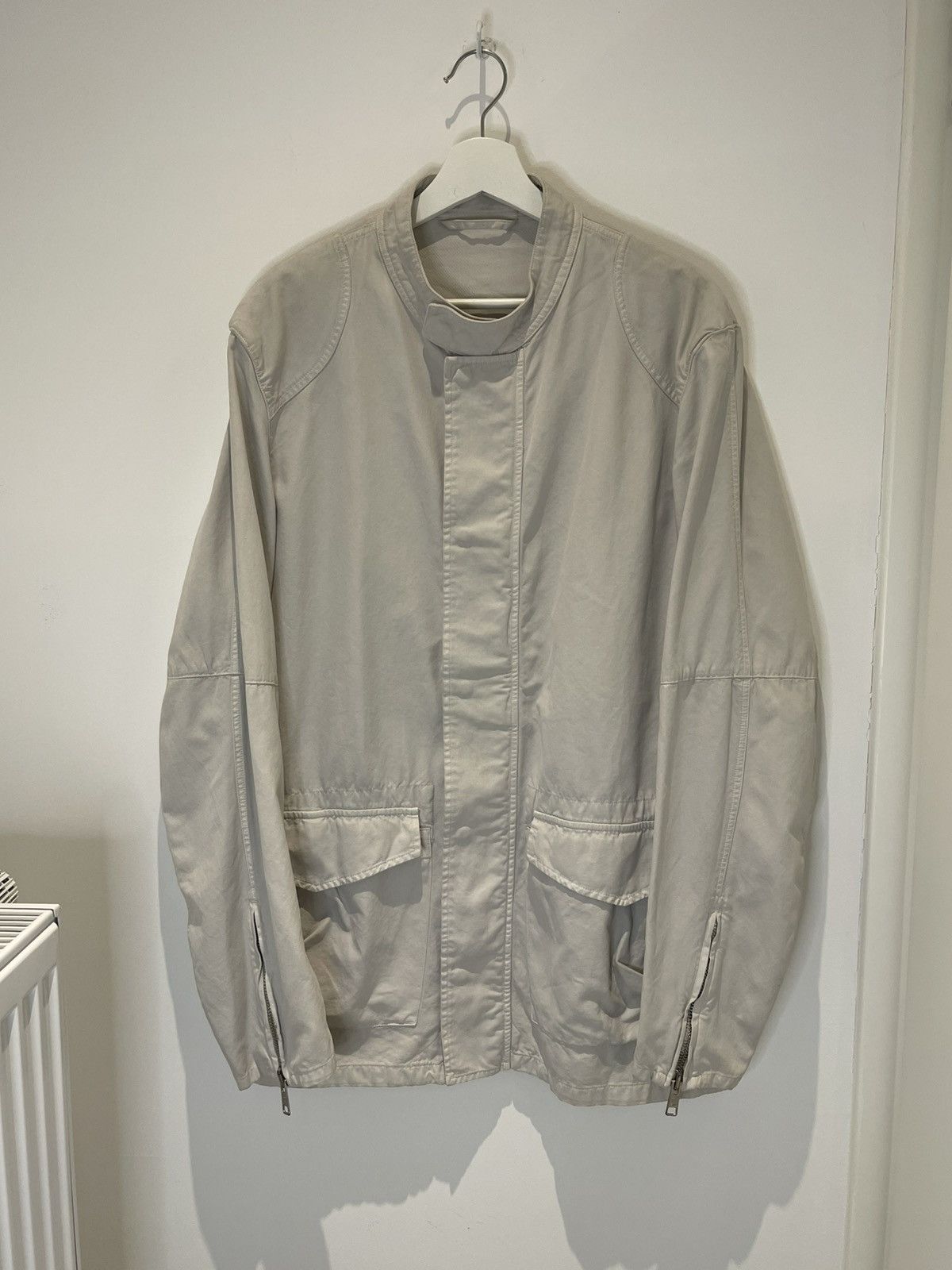 Maison Margiela Maison Martin Margiela SS06 Light Grey Cotton Field Jacket Size US L / EU 52-54 / 3 - 2 Thumbnail