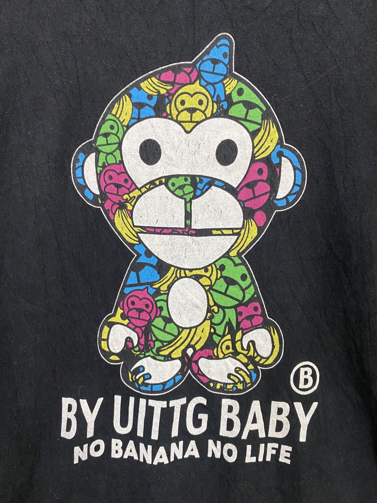 Japanese Brand × Vintage By uittg baby no banana no life tshirt baby milo style sZ L Size US L / EU 52-54 / 3 - 8 Thumbnail
