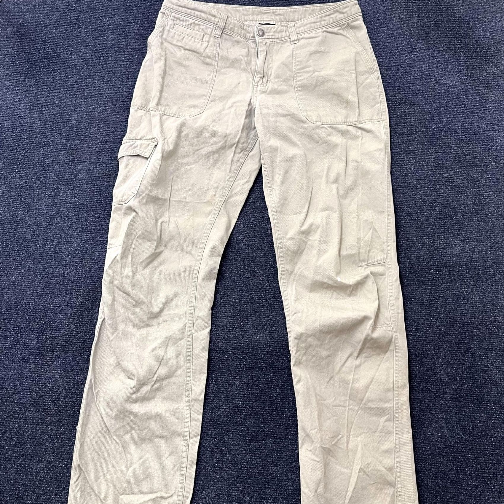 Patagonia Patagonia Cargo Pants Womens 4 Beige Organic Cotton Twill Straight Leg Regular Size 27" / US 4 / IT 40 - 2 Thumbnail