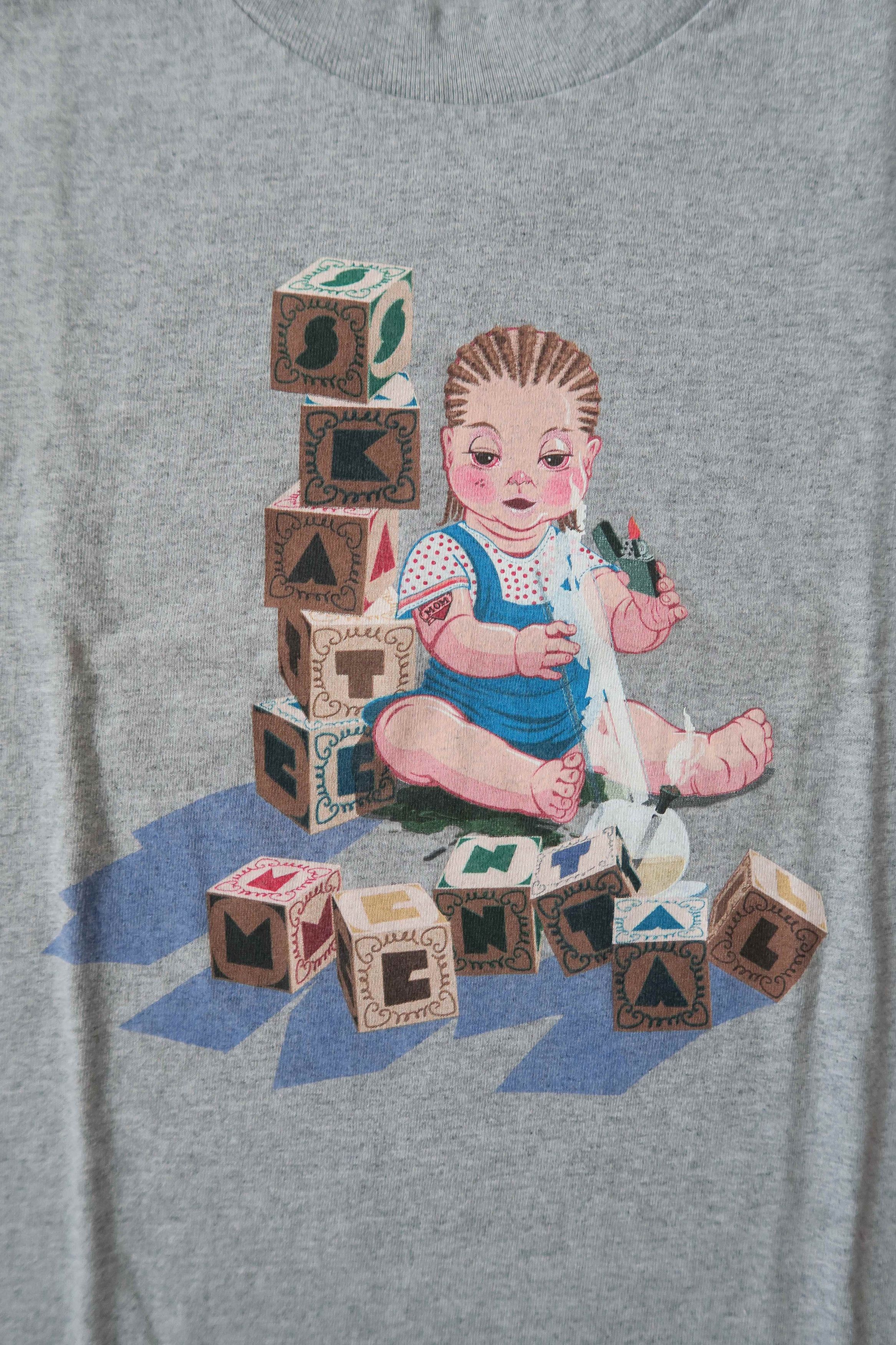 Vintage Skate Mental Baby Bong Skateboarding T-Shirt Size US L / EU 52-54 / 3 - 6 Thumbnail
