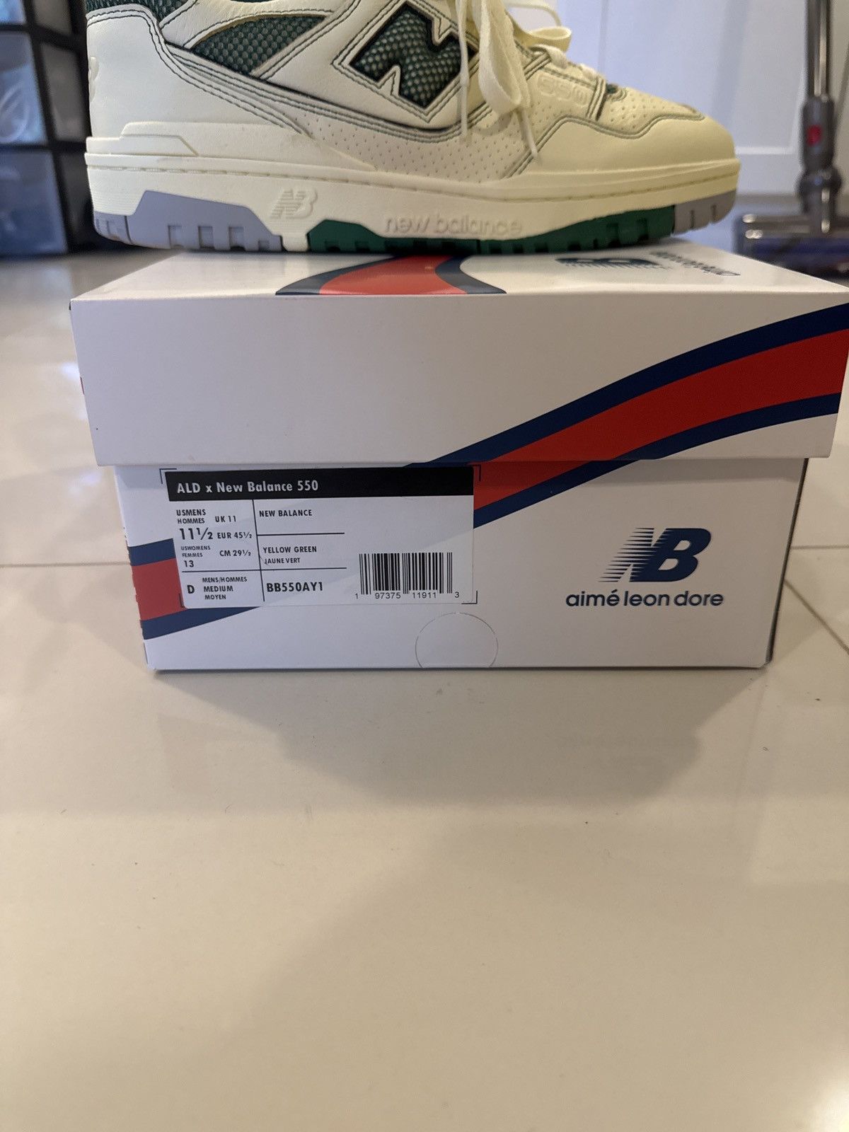 Aime Leon Dore × New Balance ALD new balance 550 Size US 11.5 / EU 44-45 - 8 Thumbnail