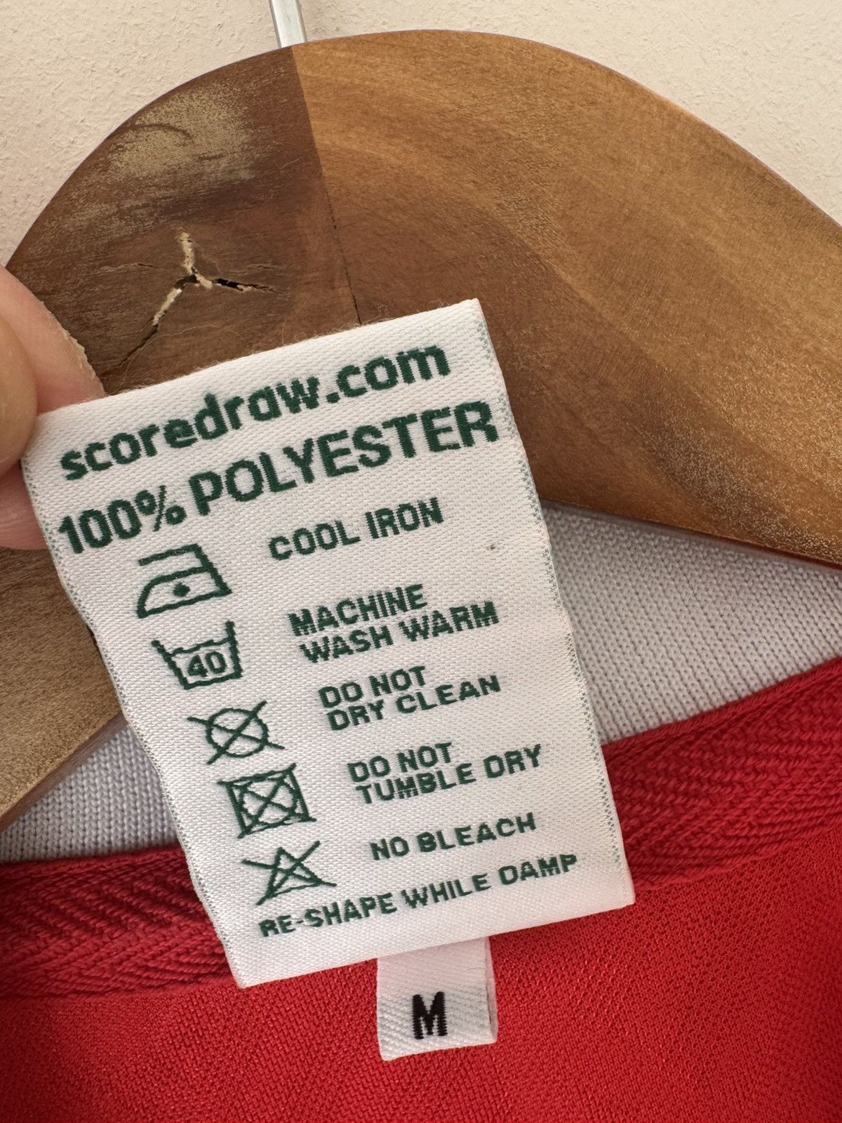 Vintage Vintage Manchester United 1992-1994 Score Draw Soccer Jersey Size US M / EU 48-50 / 2 - 12 Thumbnail