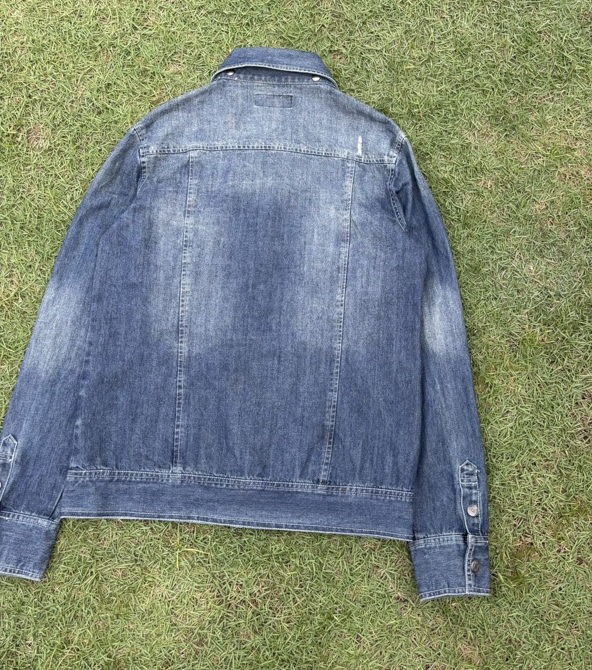If Six Was Nine 🔥IN THE ATTIC DISTRESSED DENIM JACKET Size US M / EU 48-50 / 2 - 13 Thumbnail