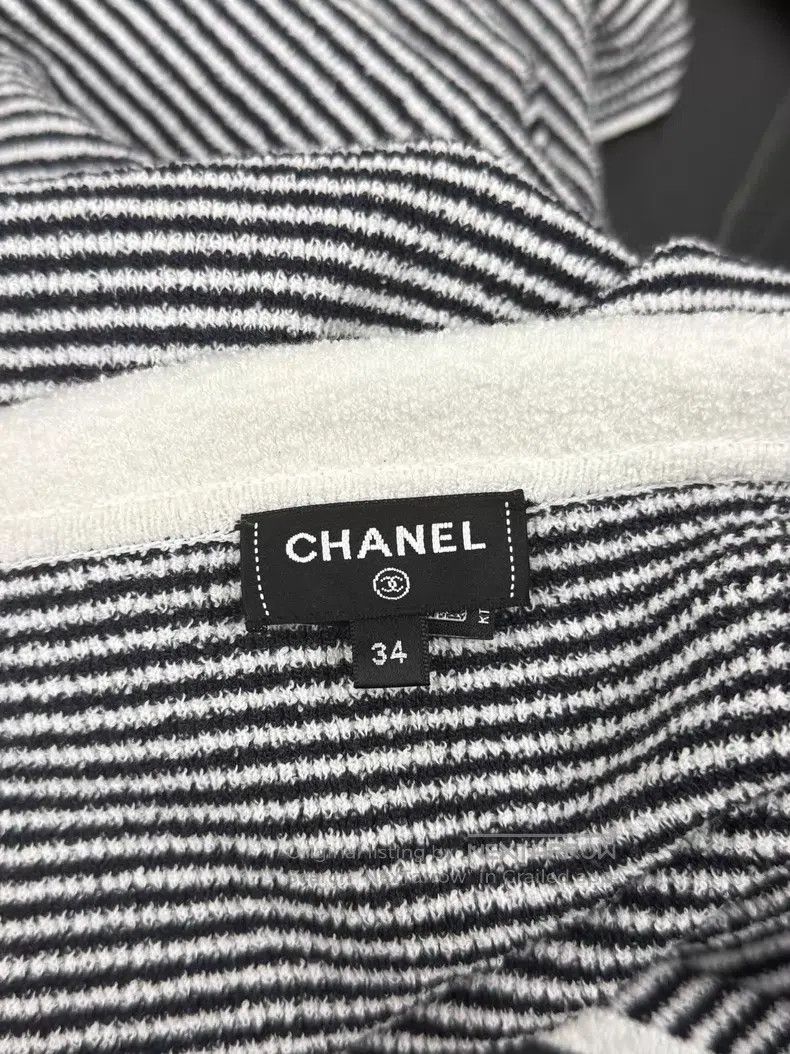 Chanel Chanel 23C black and white striped dress Size XXS / US 00 / IT 34 - 4 Thumbnail