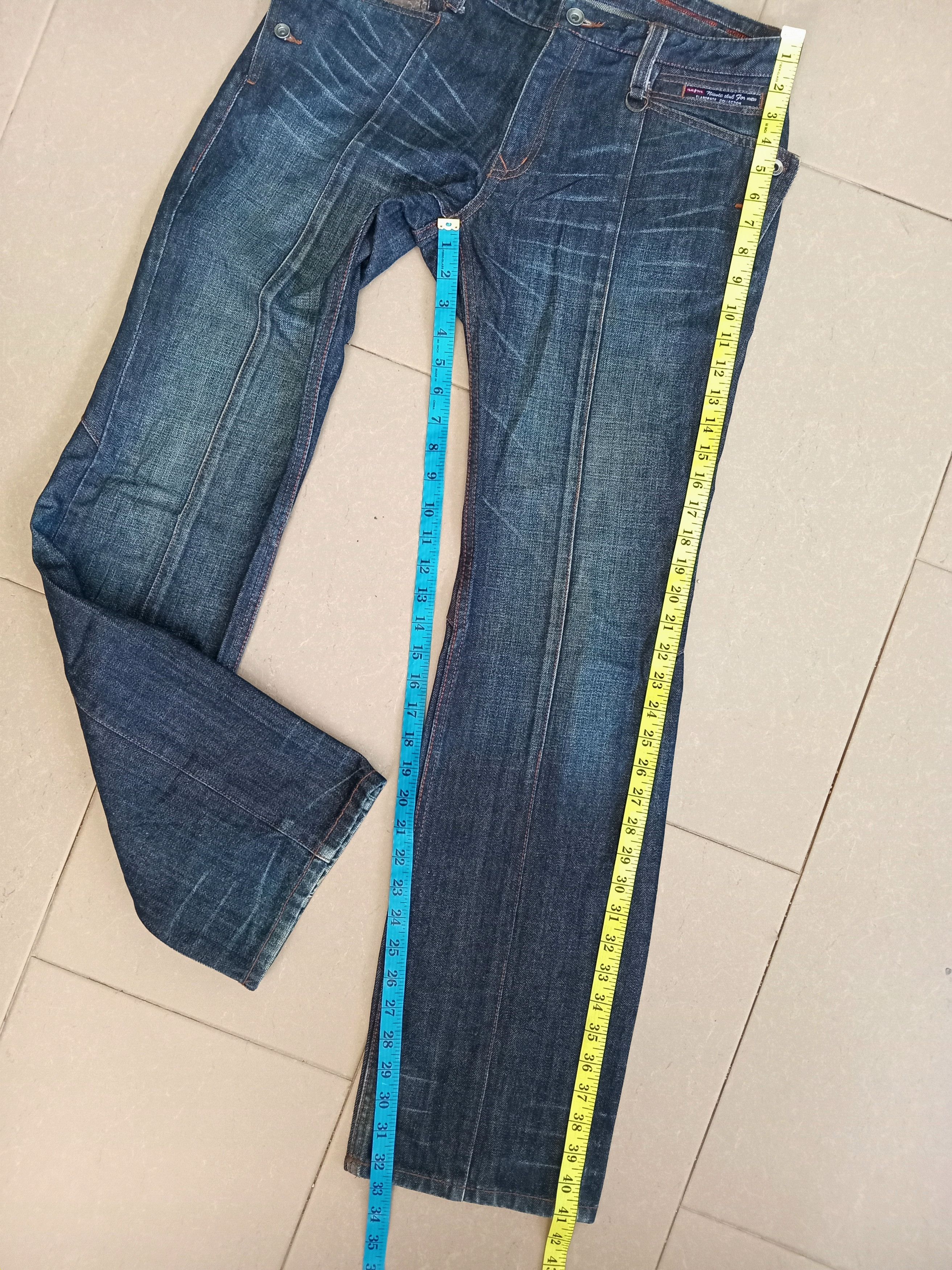Japanese Brand × Nicole Club × Tornado Mart Japanese Brand Nicole Club For Men Snake Skin Flare Jeans Size US 33 - 3 Thumbnail