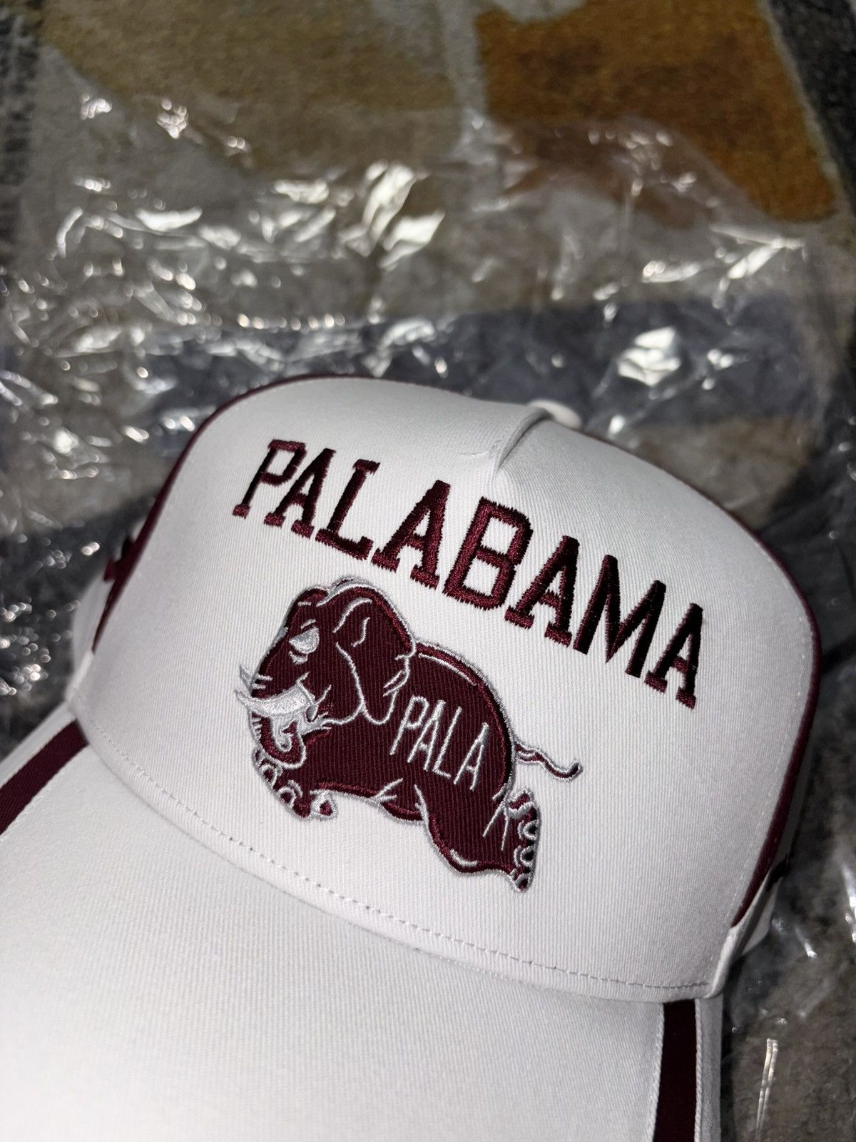 Palace Palace Palabama P Frame 5-Panel Hat White Size ONE SIZE - 2 Thumbnail