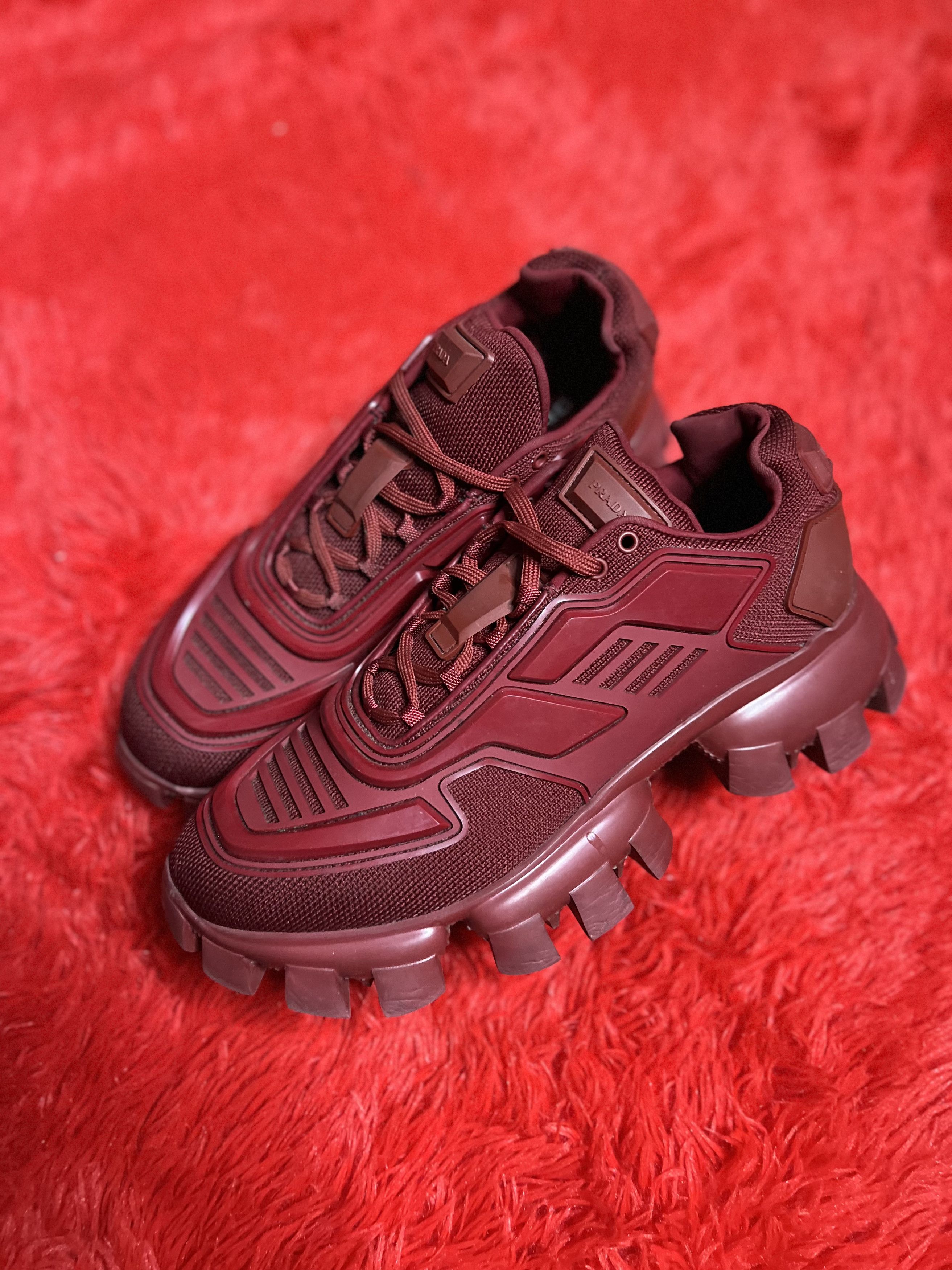 Prada Prada Cloudbust Thunder Burgundy Red Size US 8 / EU 41 - 1 Thumbnail