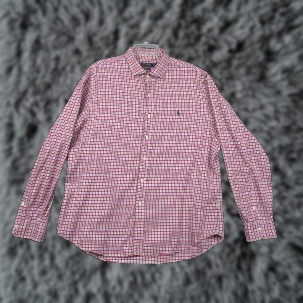 Ralph Lauren Ralph Lauren Shirt Men's XXL Multicolor Long Sleeve Plaid Stretch Pony Shirt (Ralph Lauren) Size US XXL / EU 58 / 5 - 1 Thumbnail