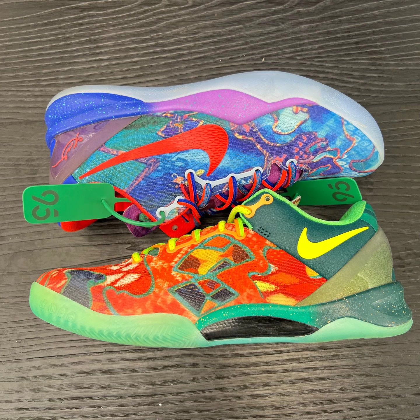 Nike zk8 low orange blue yin yang Size US 9 / EU 42 - 4 Thumbnail