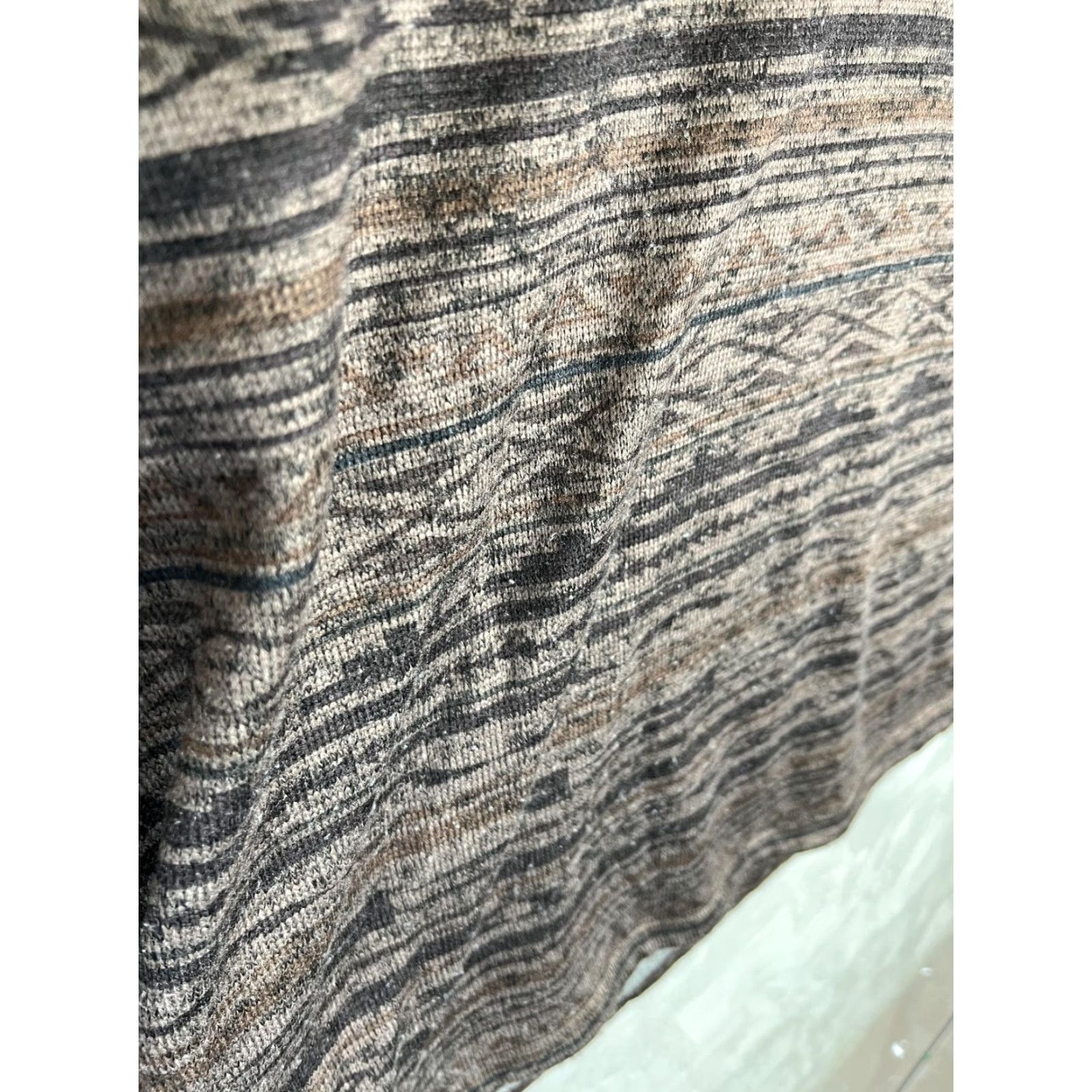 Ariat Ariat Sweatshirt Mens 2XL Brown Fleece Lined Henley Western Aztec Pullover Size US XXL / EU 58 / 5 - 2 Thumbnail