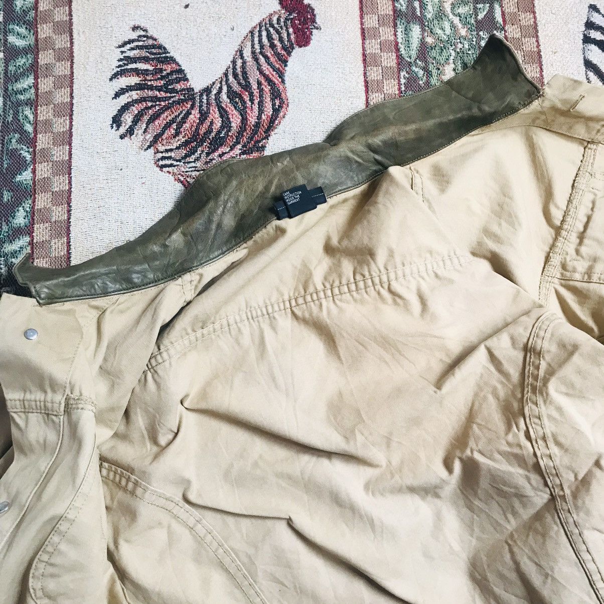 Diesel × Vintage Vintage Diesel Leather Collar Detroit Jacket Size US XXL / EU 58 / 5 - 9 Thumbnail