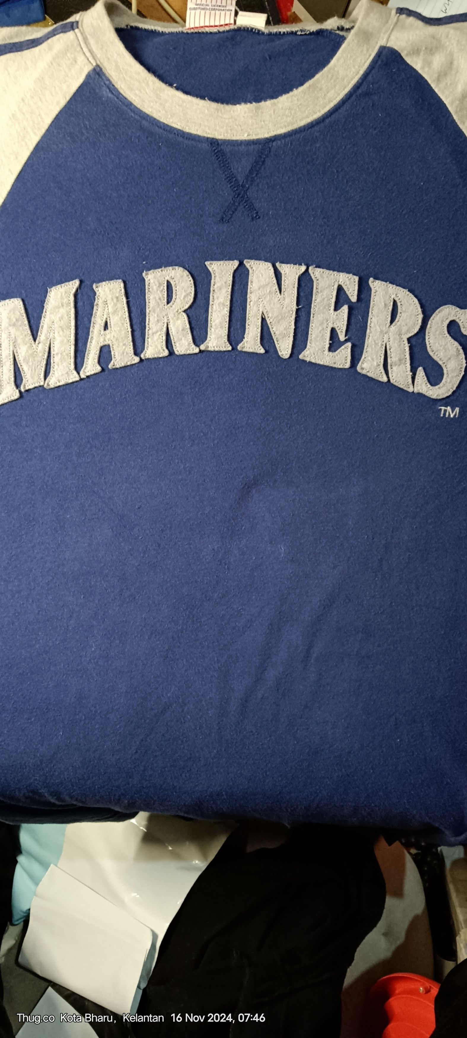 MLB Mariners seattle MLB oficial license sumitomo Size US XL / EU 56 / 4 - 1 Thumbnail