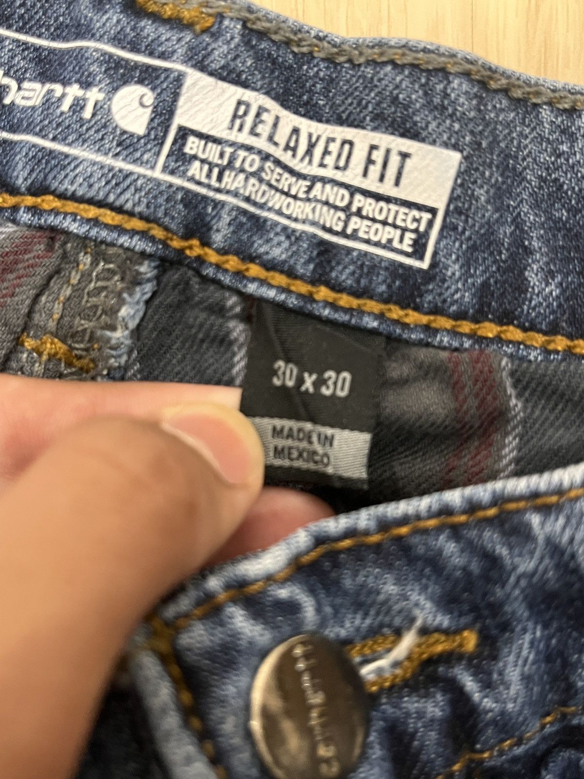 Carhartt Vintage Carhartt Relaxed Fit Denim Jeans Size US 30 / EU 46 - 5 Thumbnail