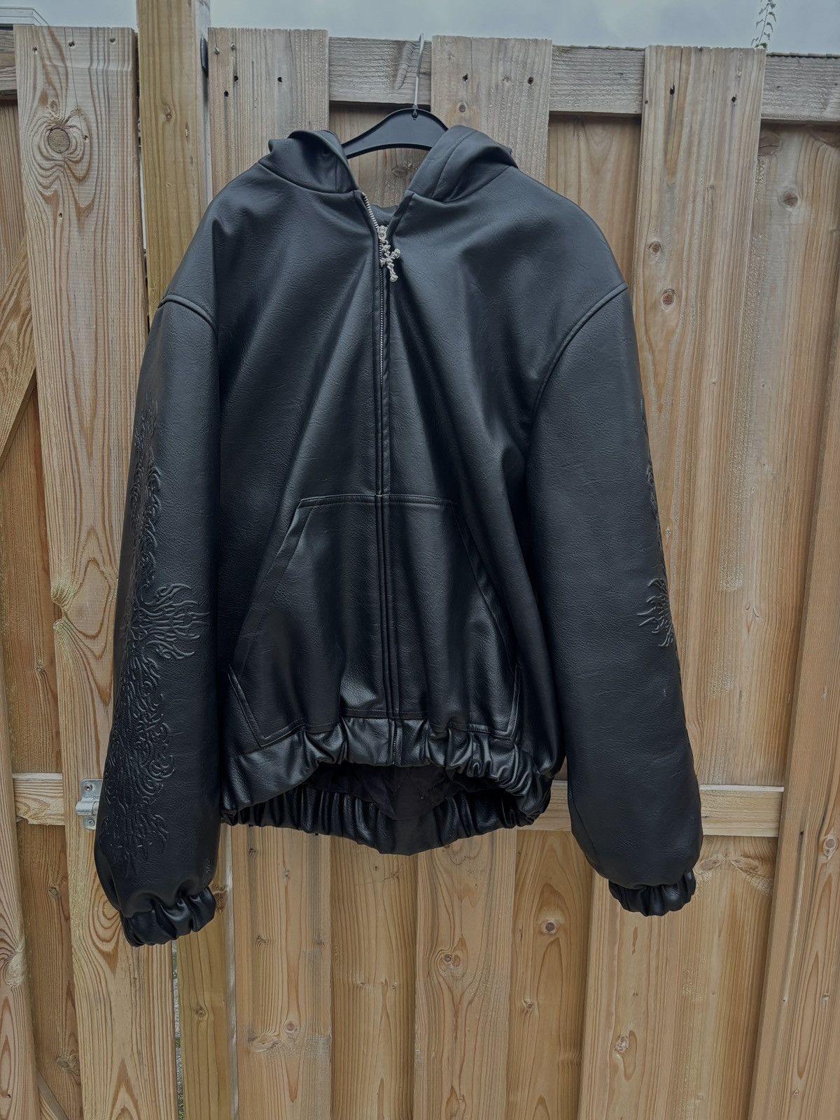 Other Onlycurse Black leather jacket Size US L / EU 52-54 / 3 - 3 Thumbnail