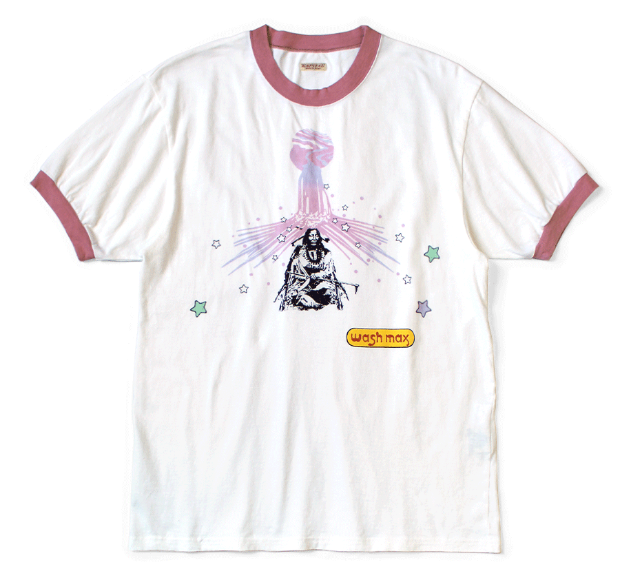 Kapital Kapital 20 Tenjiku Laundry Max Ringer t-shirt Tee white 3 Size US L / EU 52-54 / 3 - 1 Thumbnail