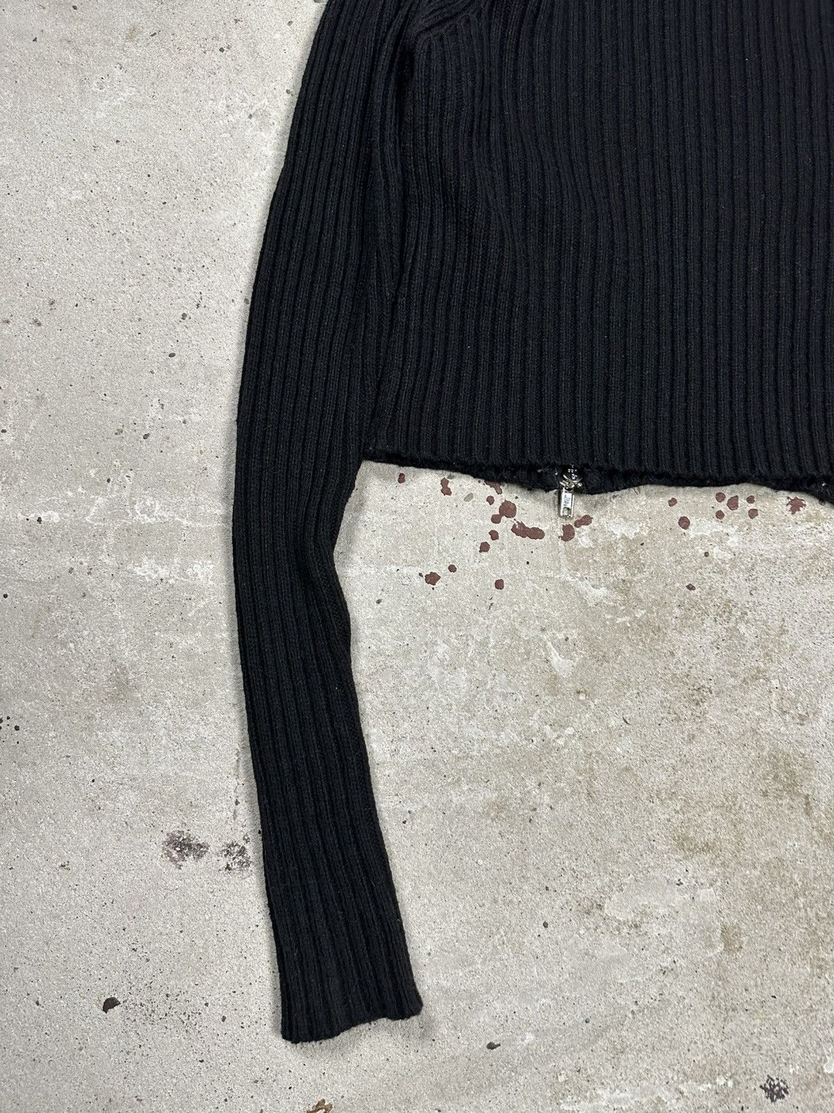 Jean Paul Gaultier Jean Paul Gaultier x Lindex Black Turtleneck Sweater Zippers Size S / US 4 / IT 40 - 9 Thumbnail