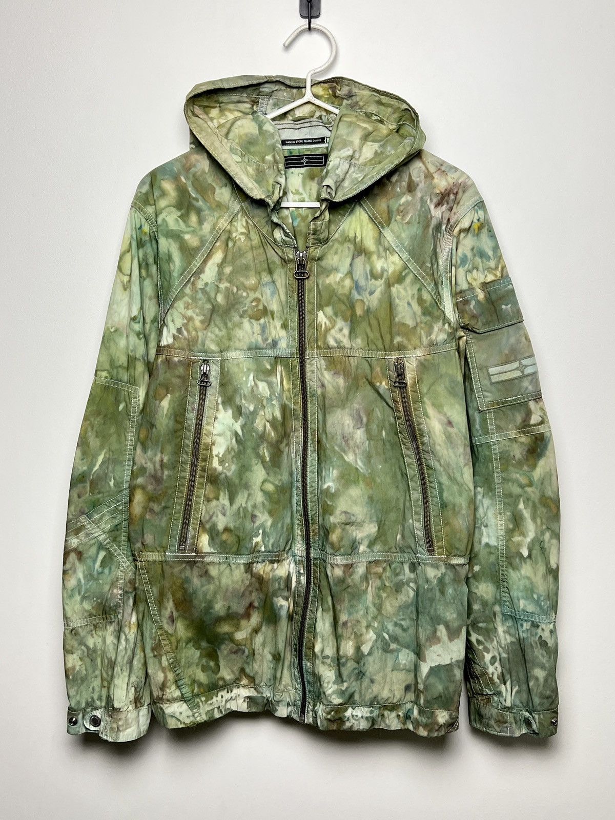Stone Island stone island camo jacket y2k tie dye m-l Size US M / EU 48-50 / 2 - 2 Thumbnail